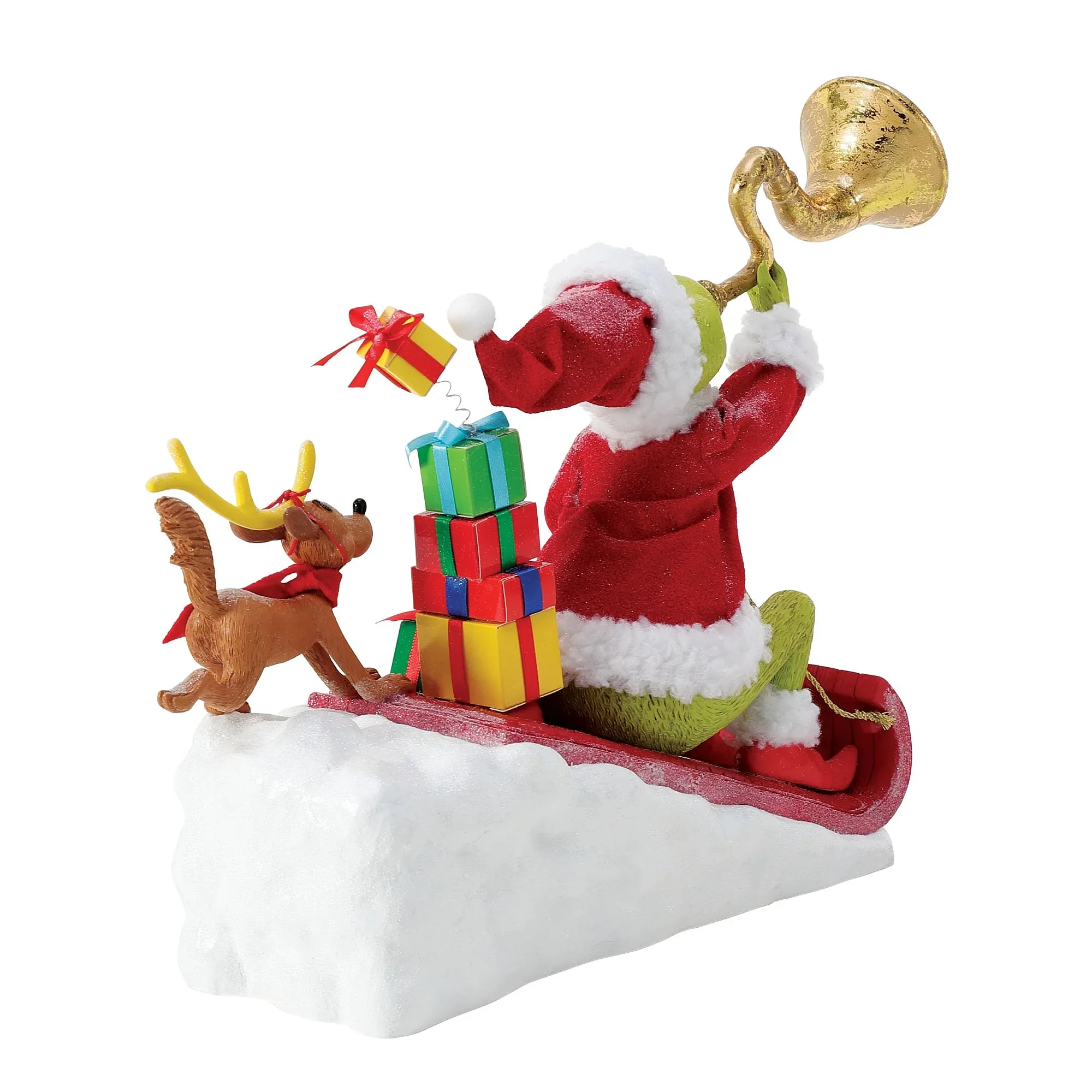 Here Comes the Grinch Figurine, 11" - Image 3