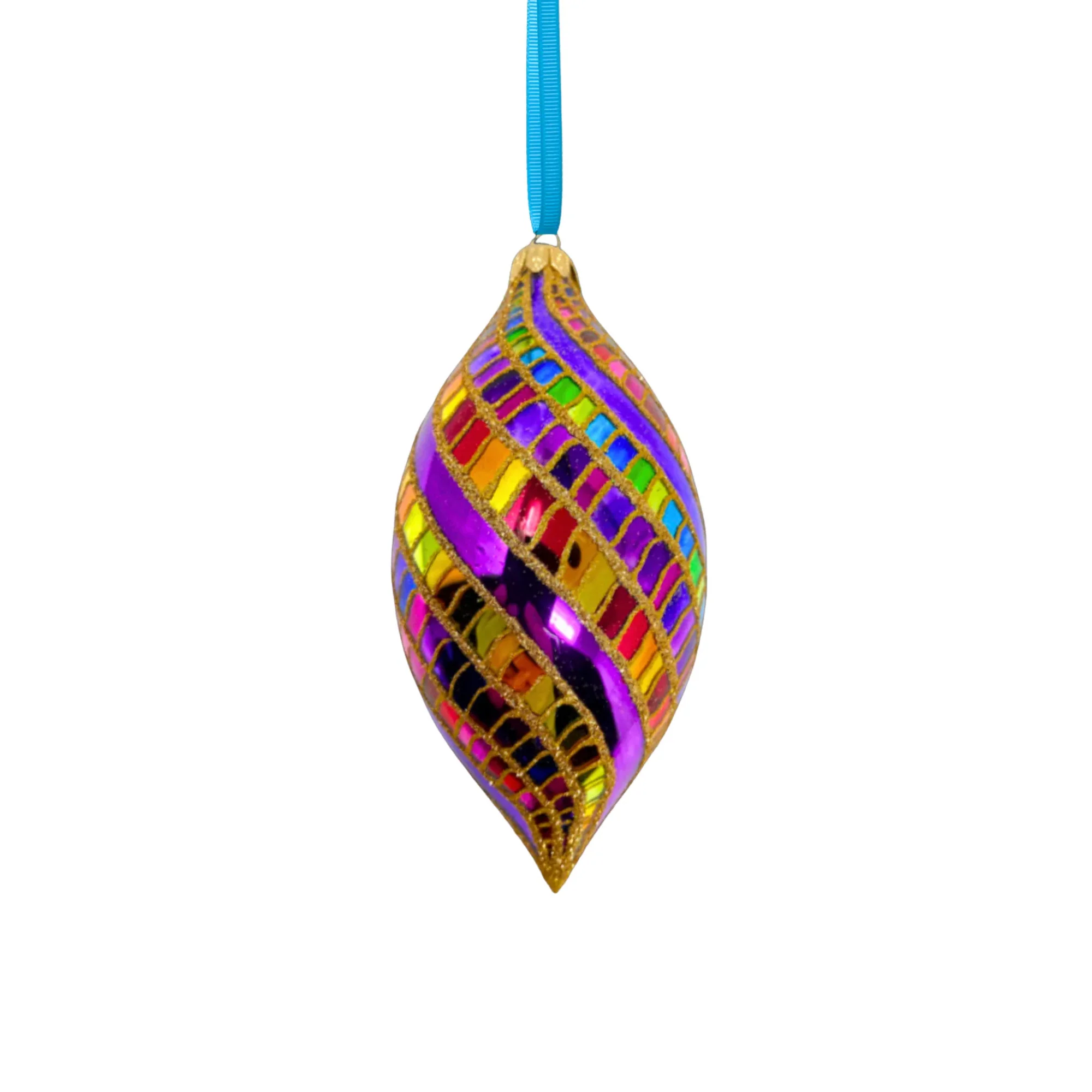 High Stakes Spinner Glass Ornament, 7" - Image 2