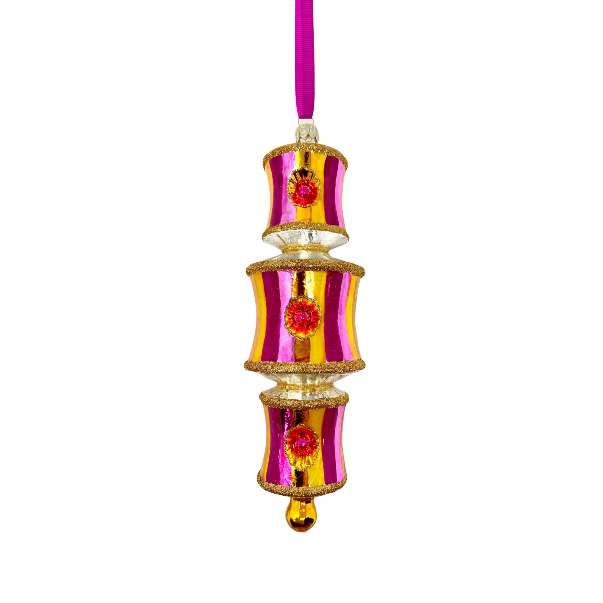 Hold 'Em Dazzler Glass Ornament, 8.5" - Image 2