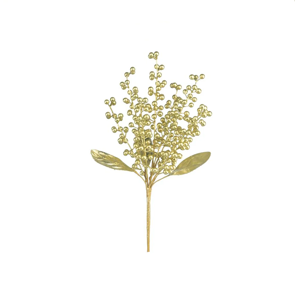 Holiday Berry Bundle, Light Gold, 15"