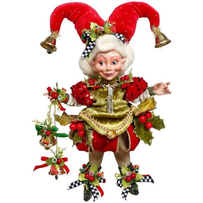 Holly Belle Elf On Base Figurine, 12.5" (Small)