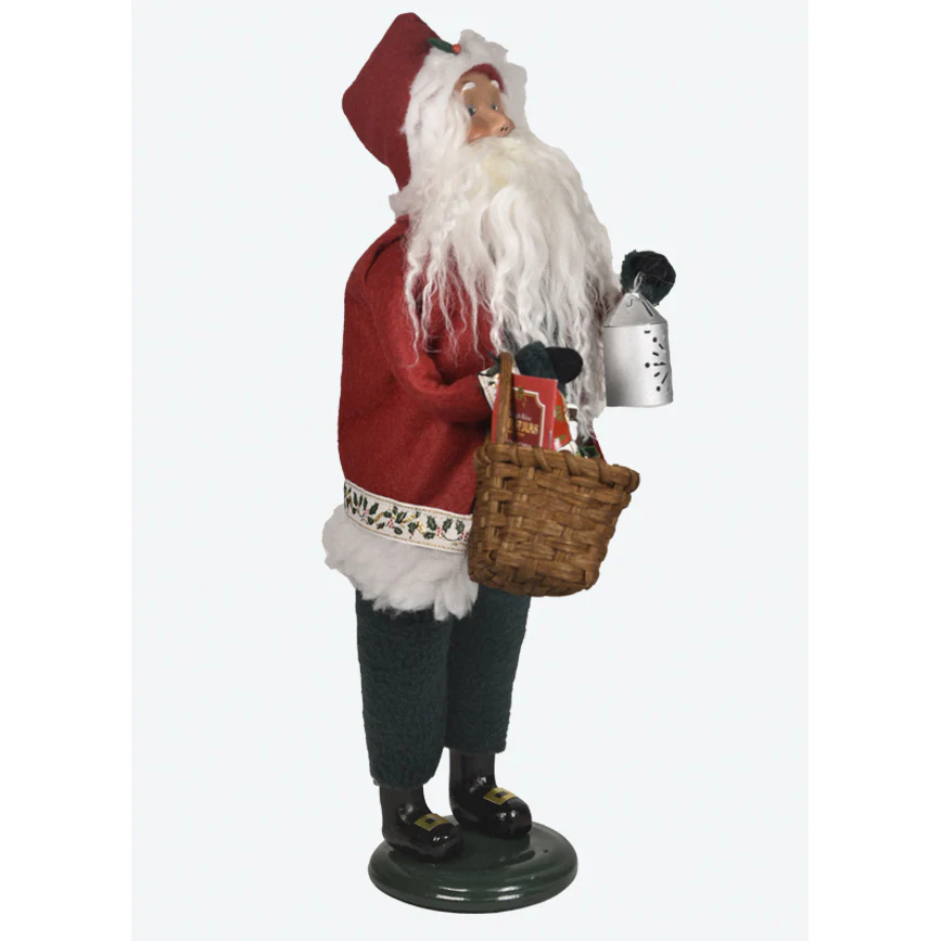 Holly Jolly Santa Caroler Figurine, 13" - Image 3