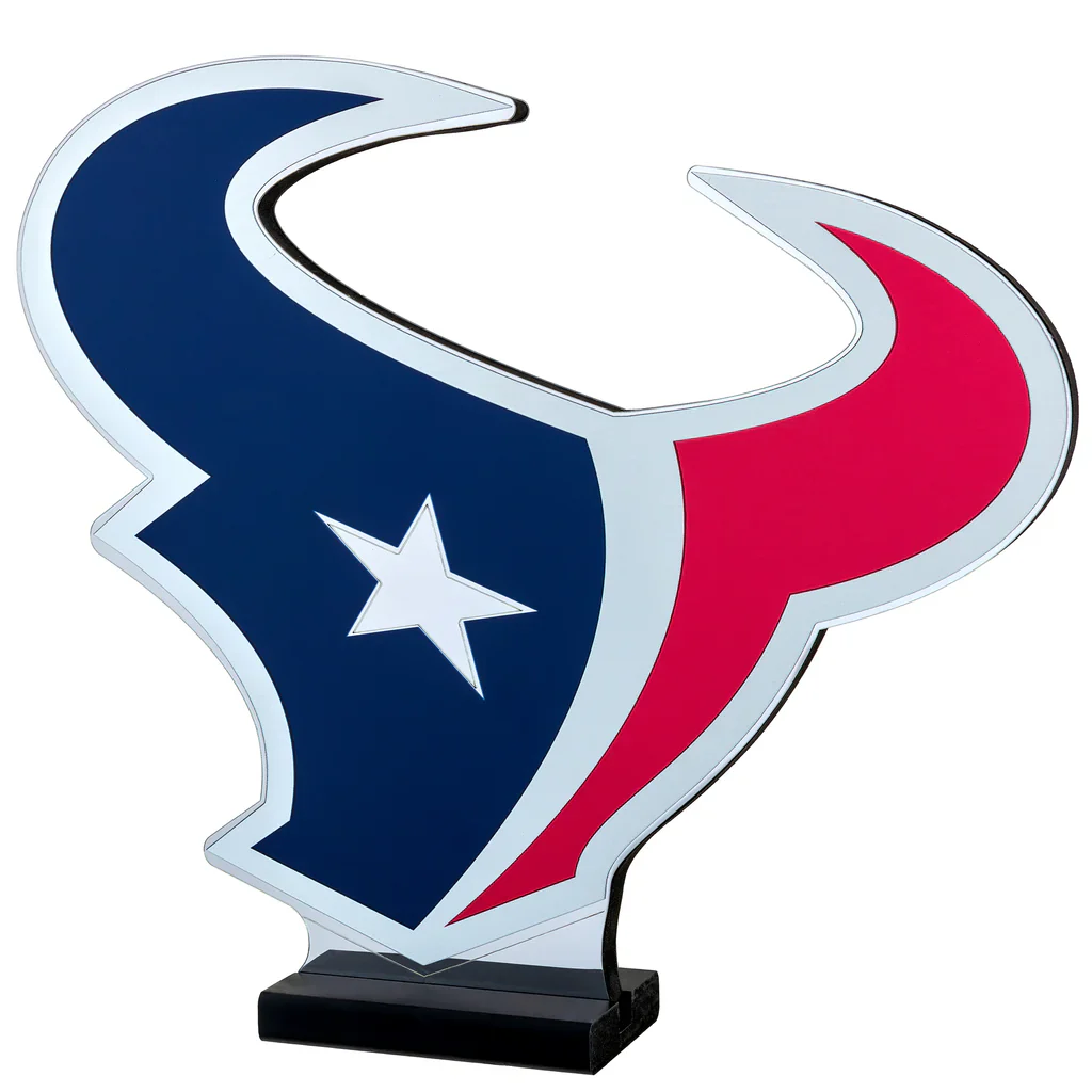Houston Texans LED Infinity Logo Light, Acrylic, w/UL Plug, 15.5" - Image 3
