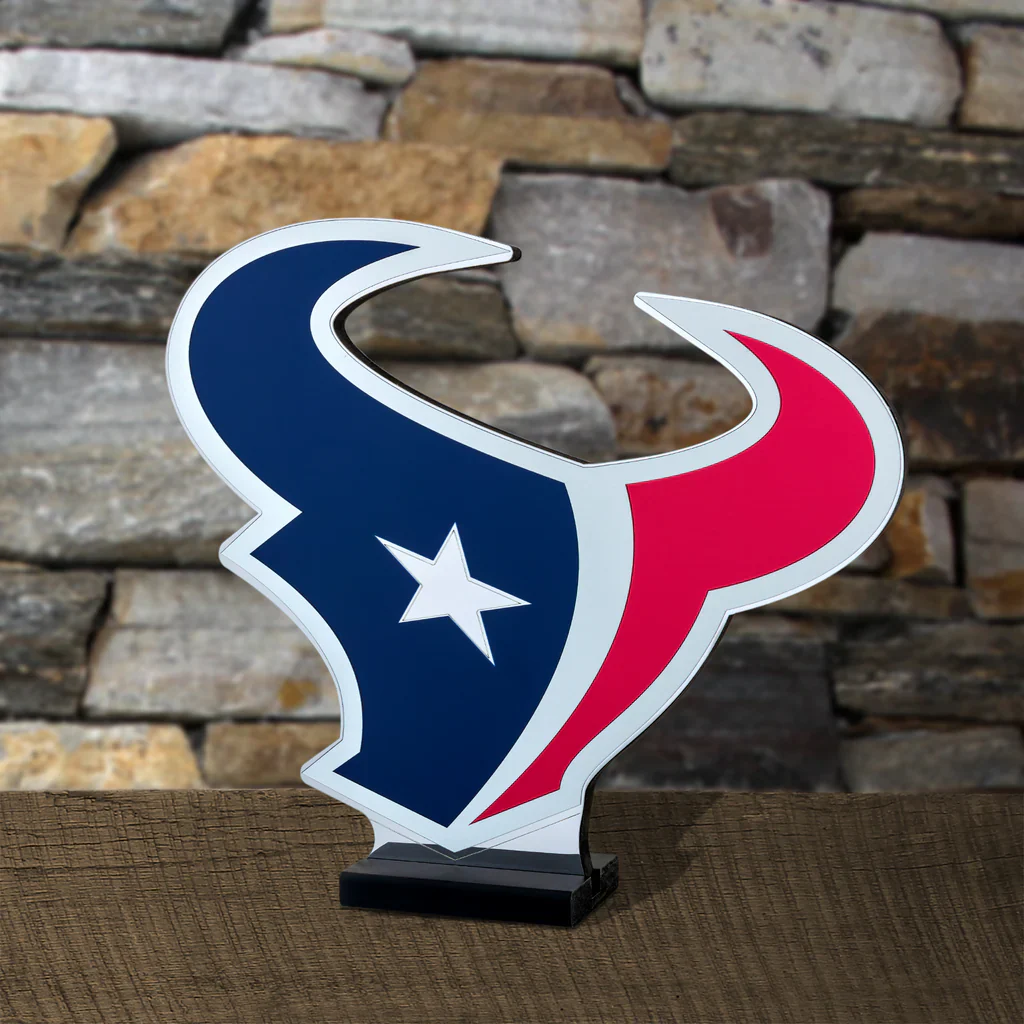 Houston Texans LED Infinity Logo Light, Acrylic, w/UL Plug, 15.5" - Image 4