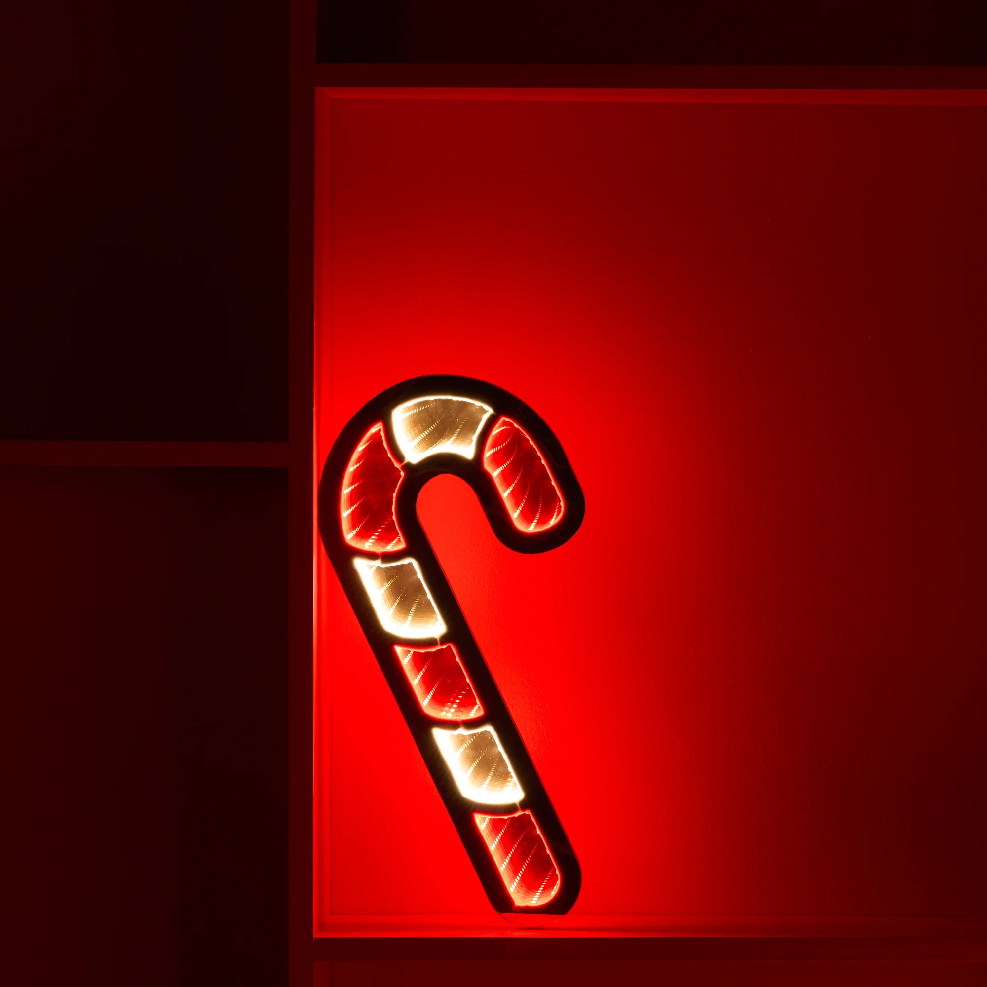 Infinity Candy Cane, Acrylic w/UL Plug,  16" - Image 2