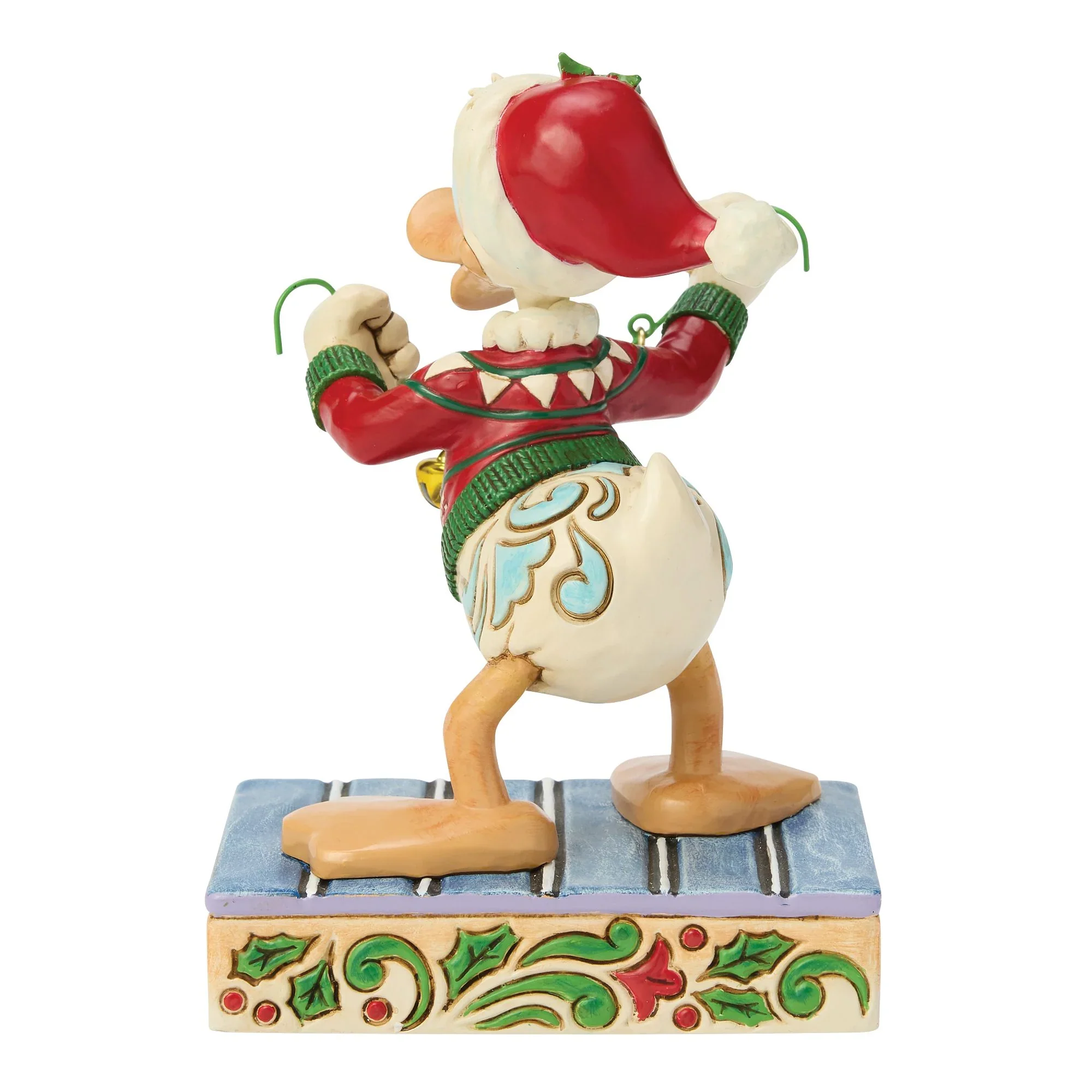 Jim Shore Disney Donald Duck with Bells Figurine, 4.75" - Image 3