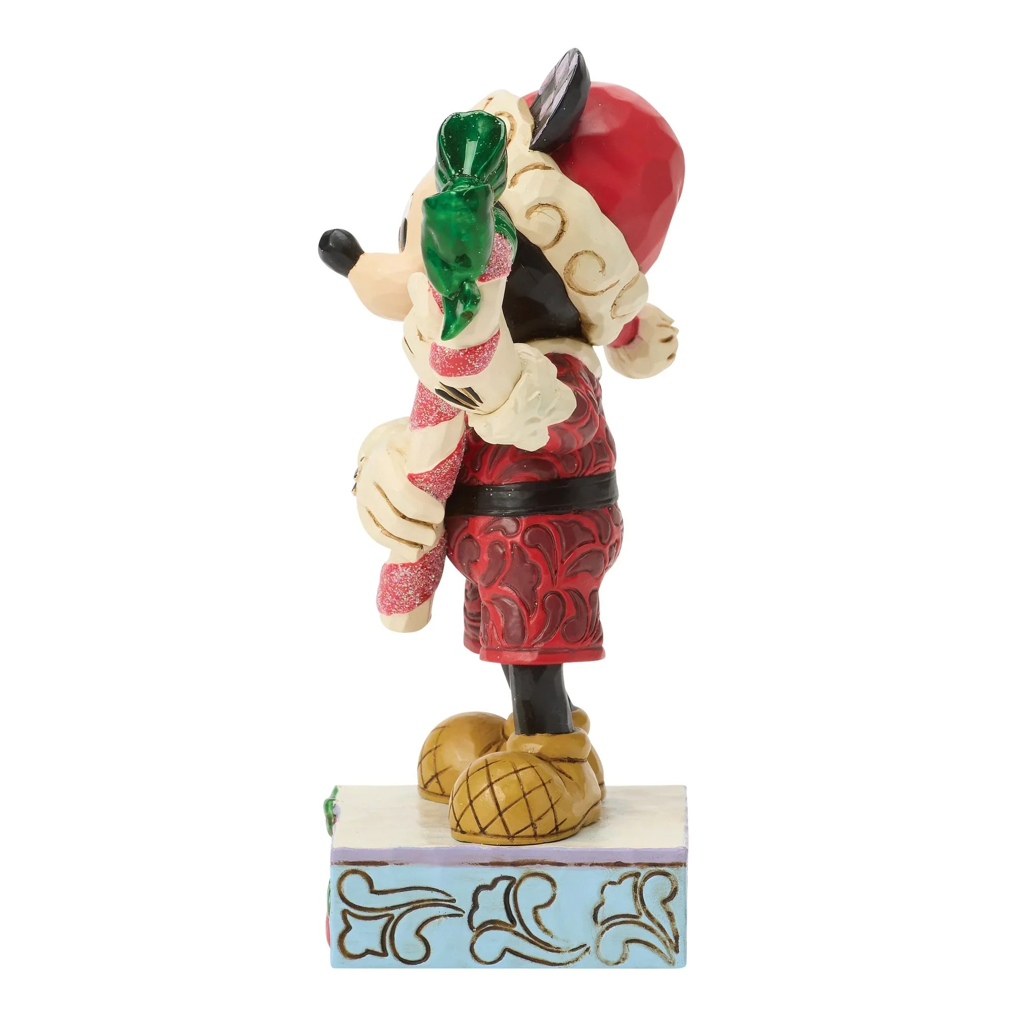 Jim Shore Disney Mickey with Candy Cane Figurine, 5.25" - Image 6