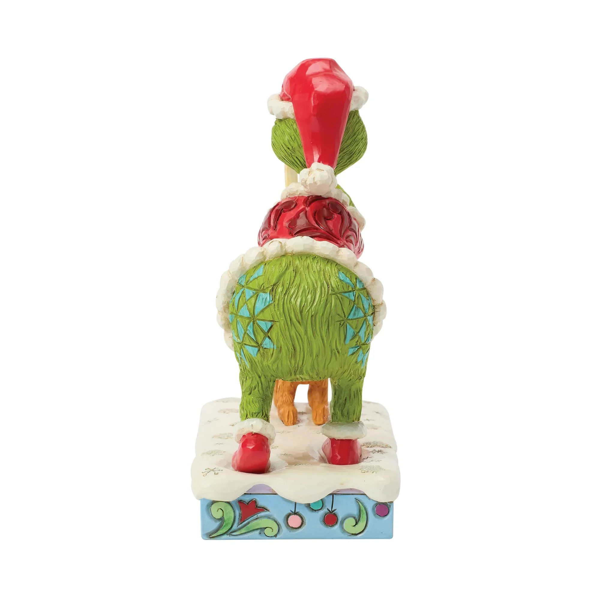 Jim Shore Grinch Tying Antlers Max Figurine, 6" - Image 5