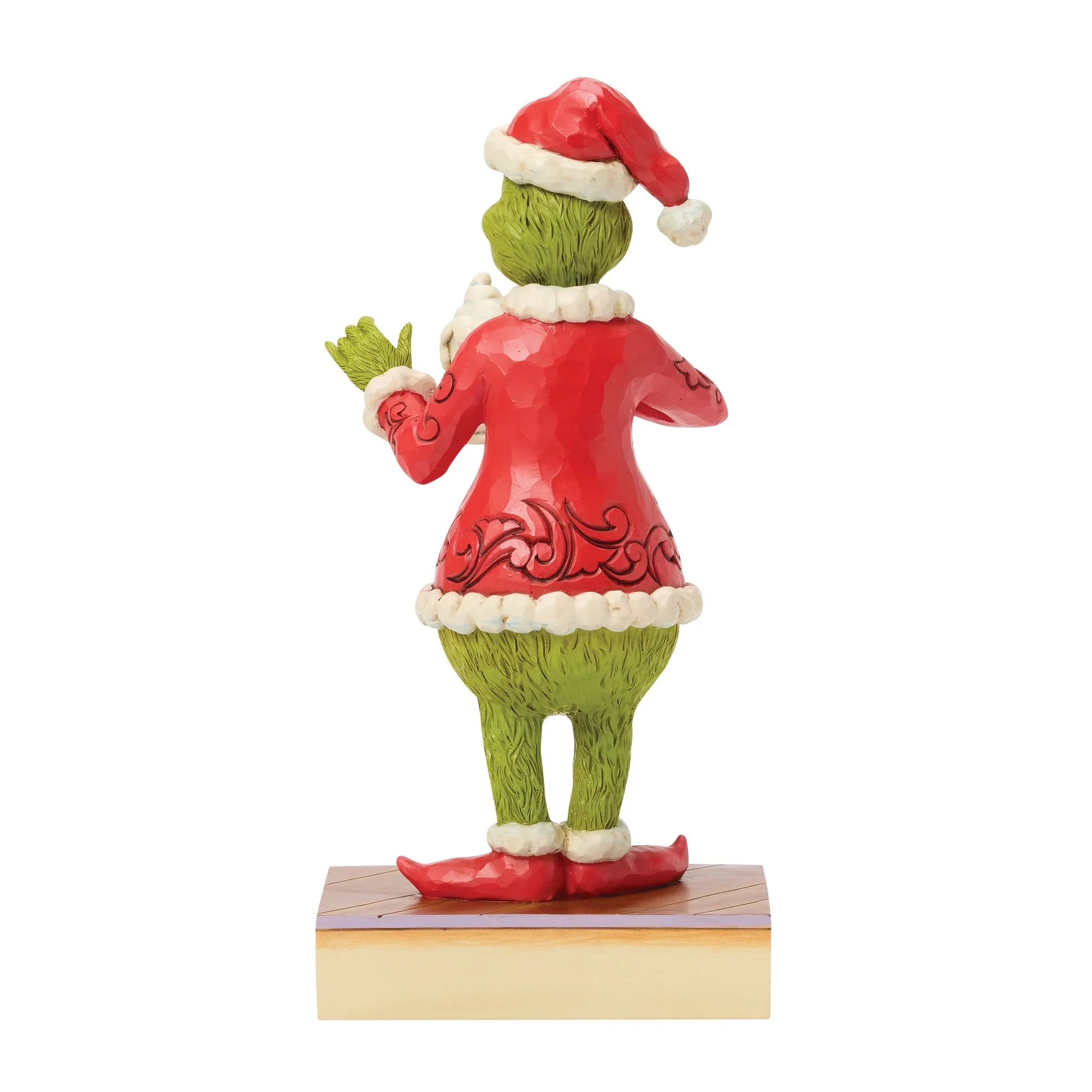 Jim Shore Grinch with Hot Chocolate Mug Figurine, 9" - Image 3