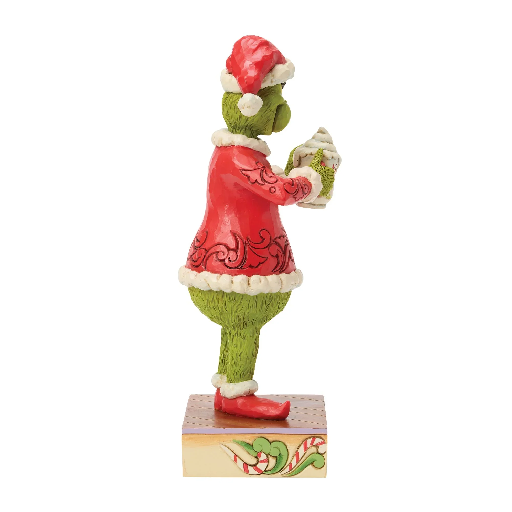 Jim Shore Grinch with Hot Chocolate Mug Figurine, 9" - Image 5