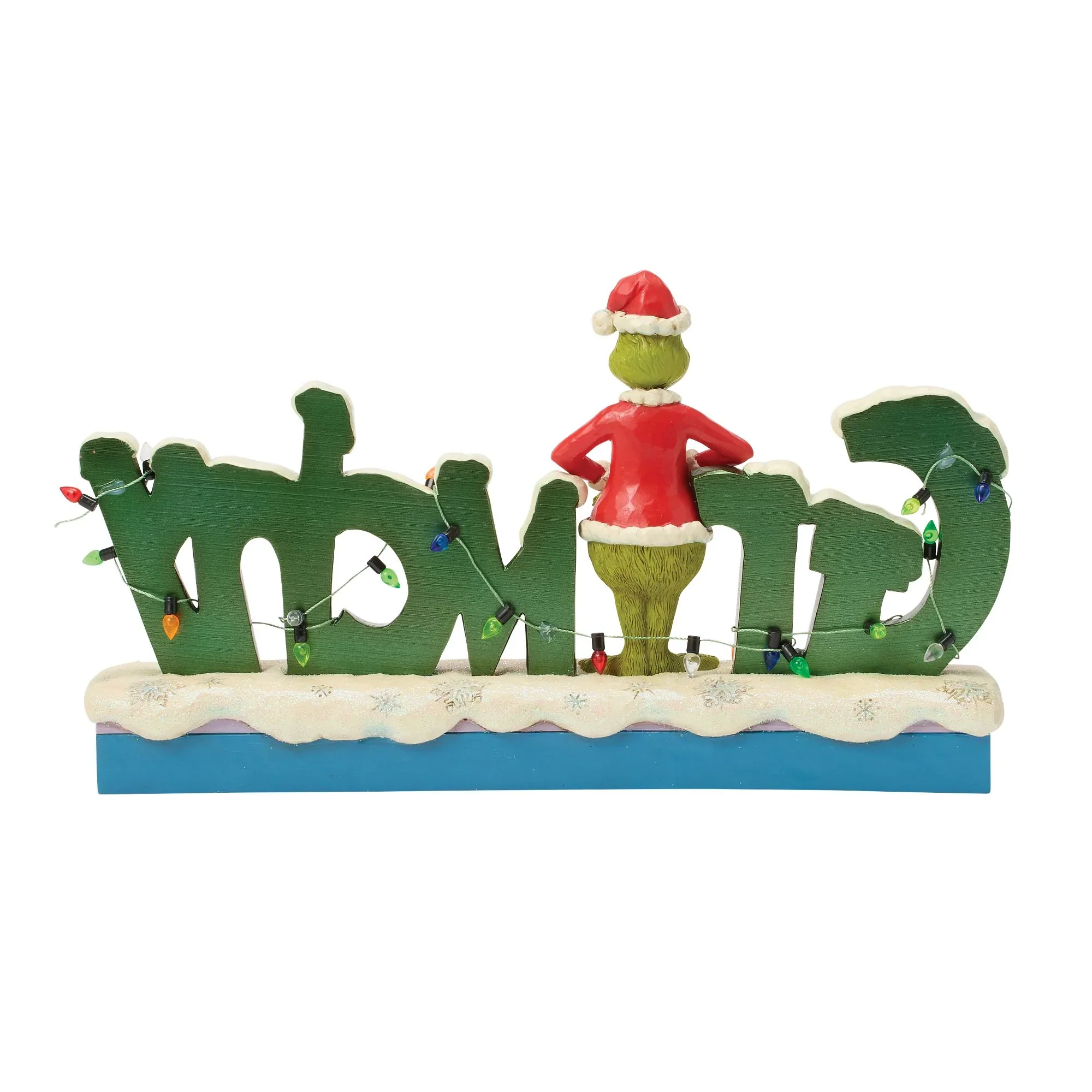 Jim Shore Grinchy Word Figurine, 6" - Image 2