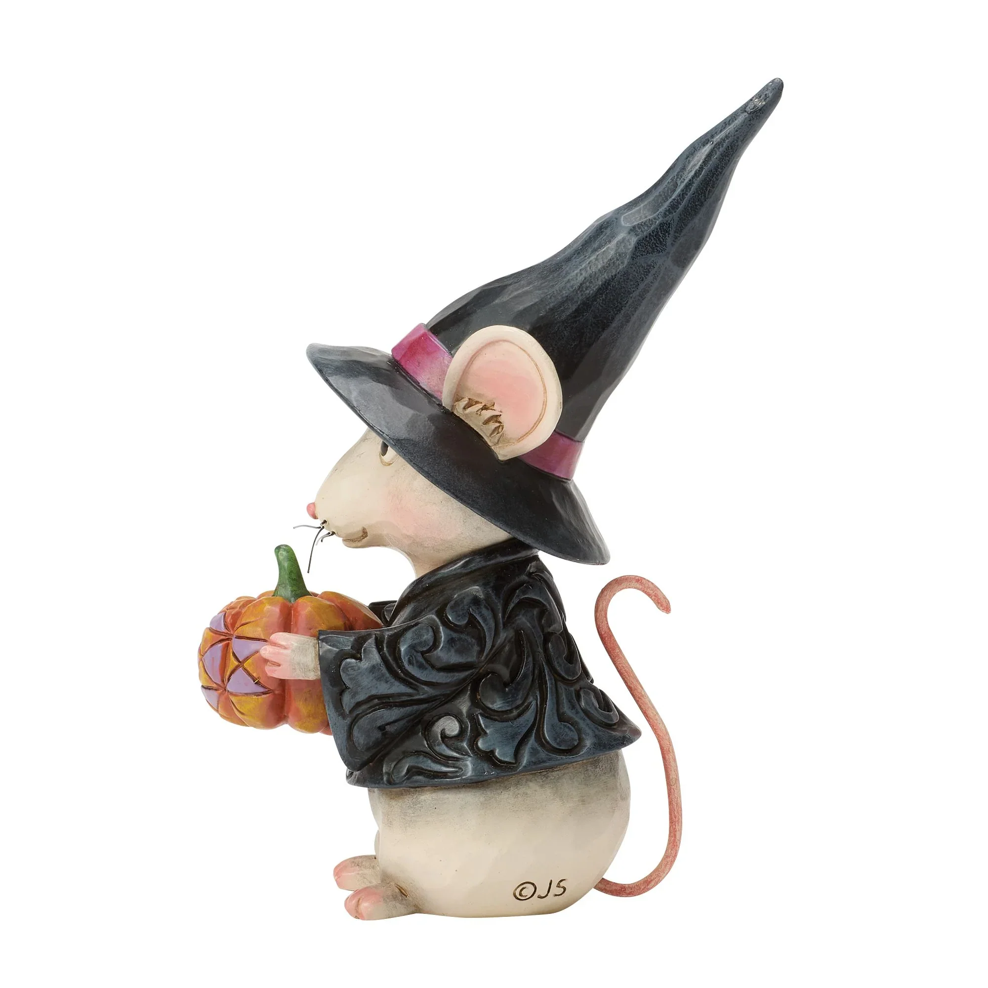 Jim Shore Mouse Witch Figurine, 4.25" - Image 2