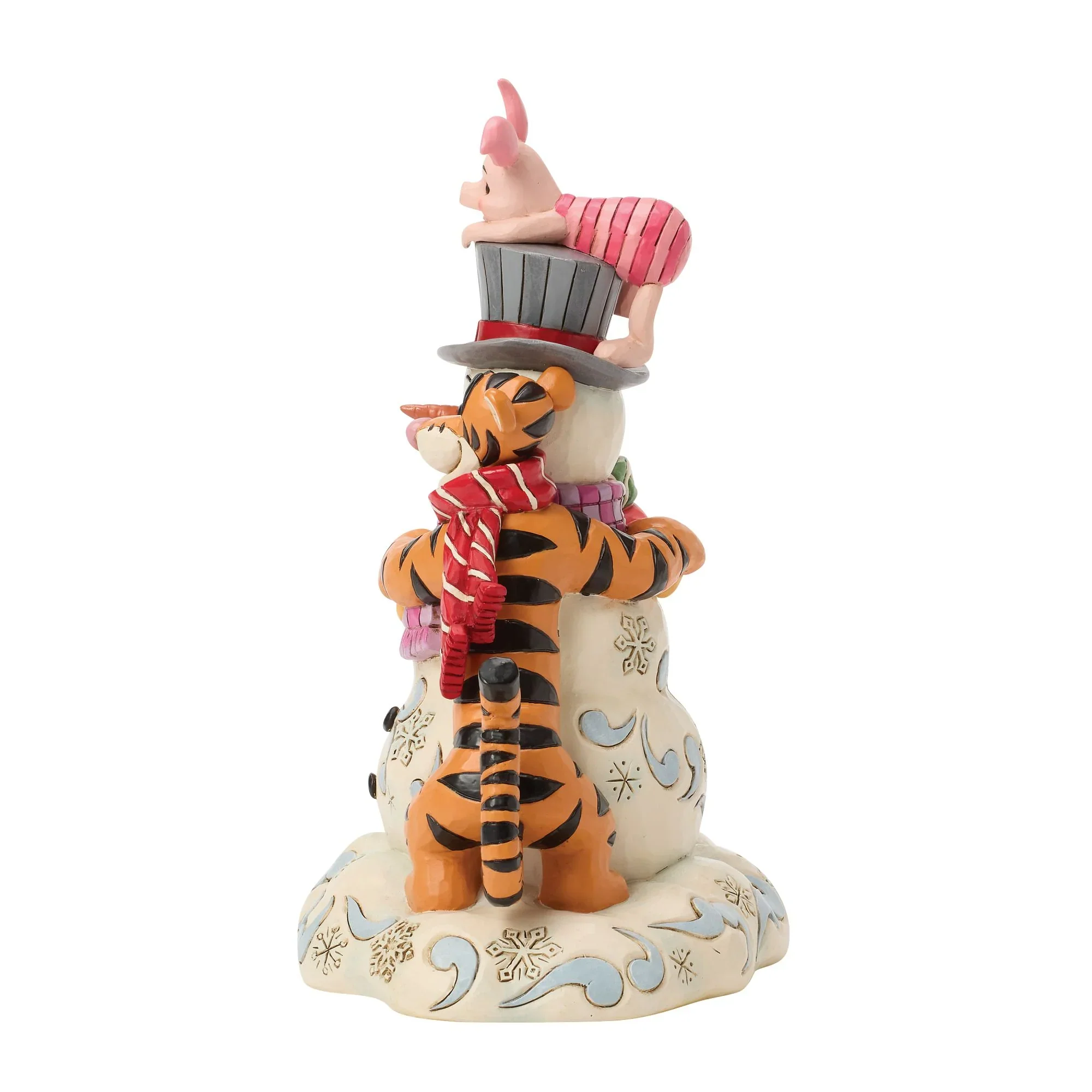 Jim Shore Pooh & Friend Snowman Figurine, 7.125" - Image 4