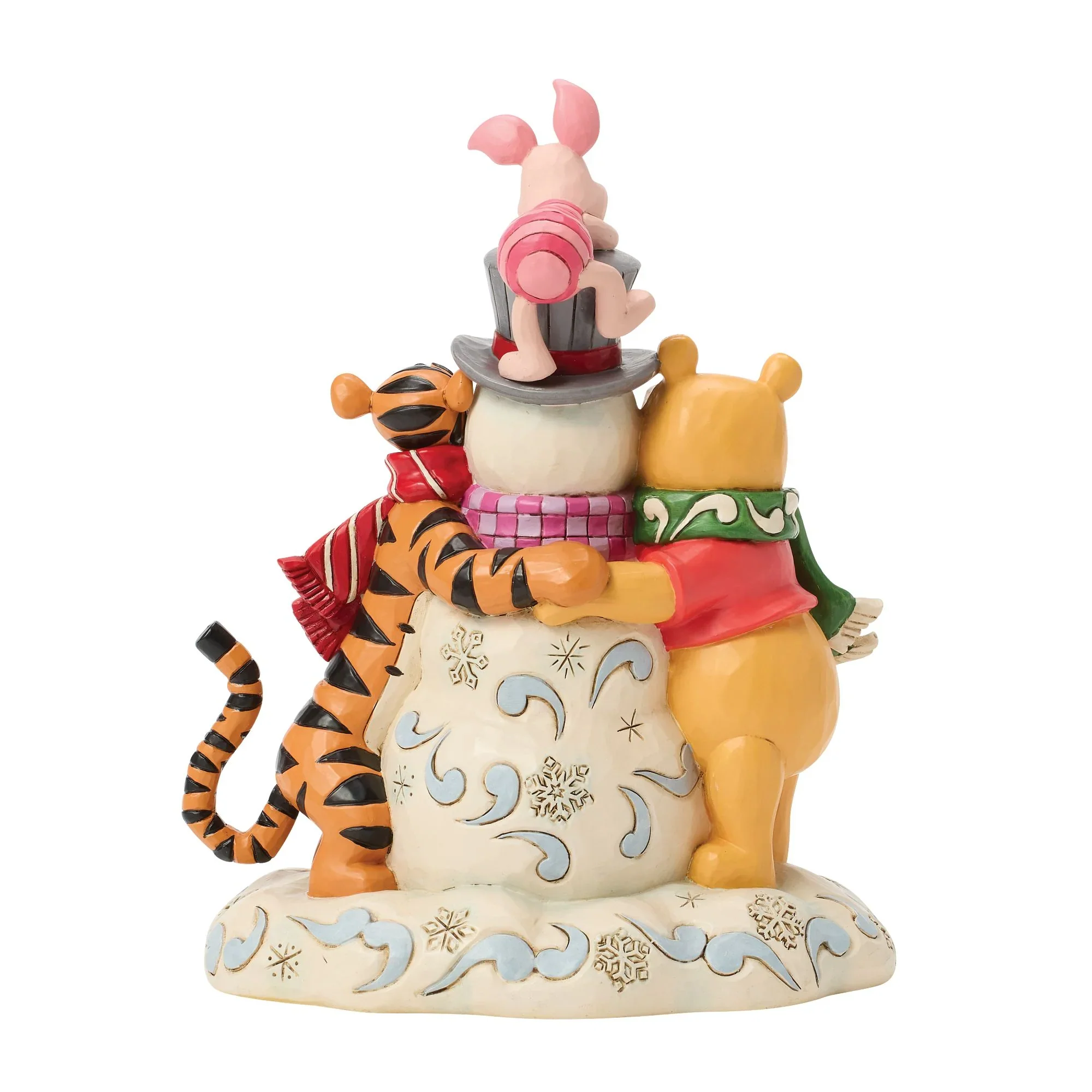 Jim Shore Pooh & Friend Snowman Figurine, 7.125" - Image 5