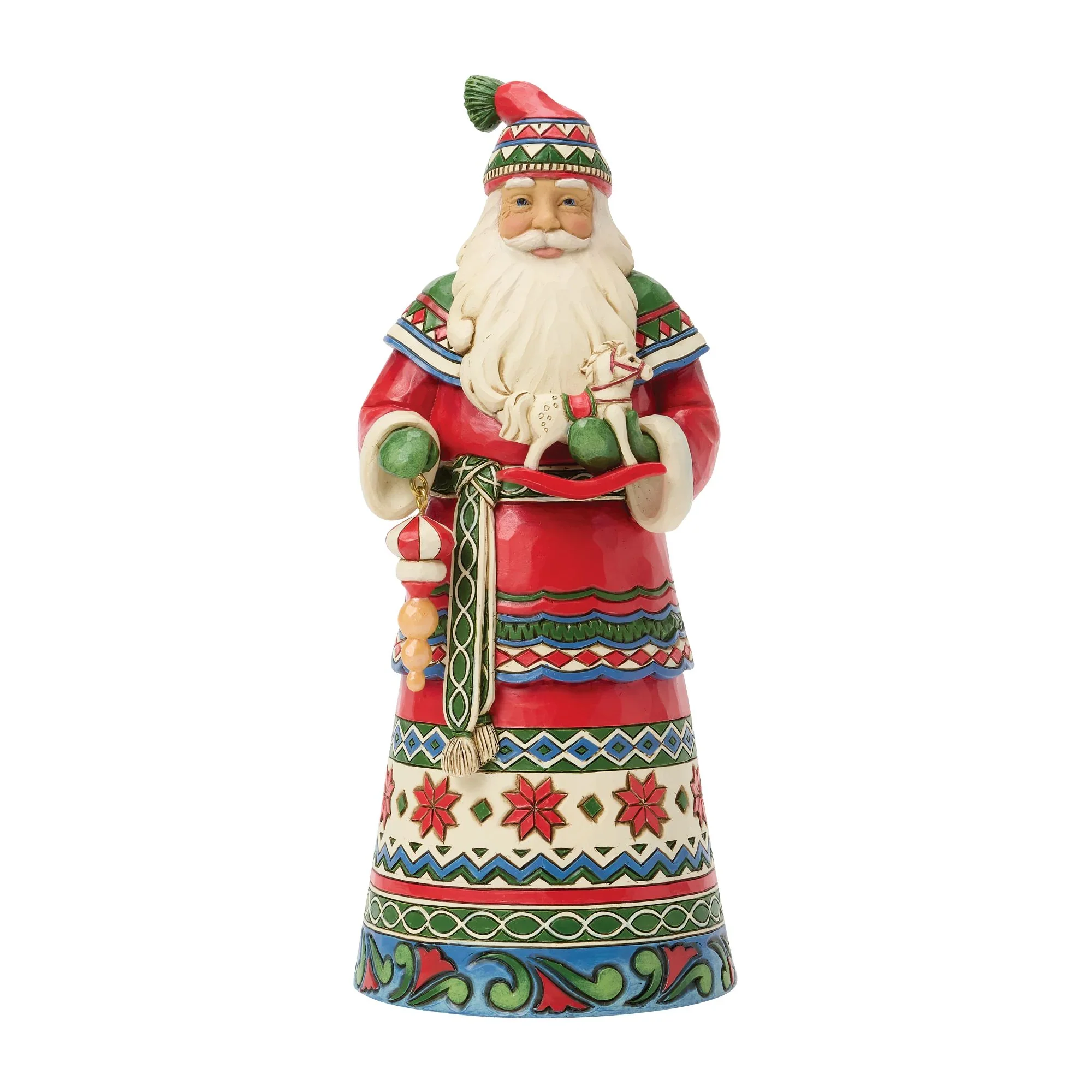 Jim Shore Santa Laplander Horse Figurine, 8"