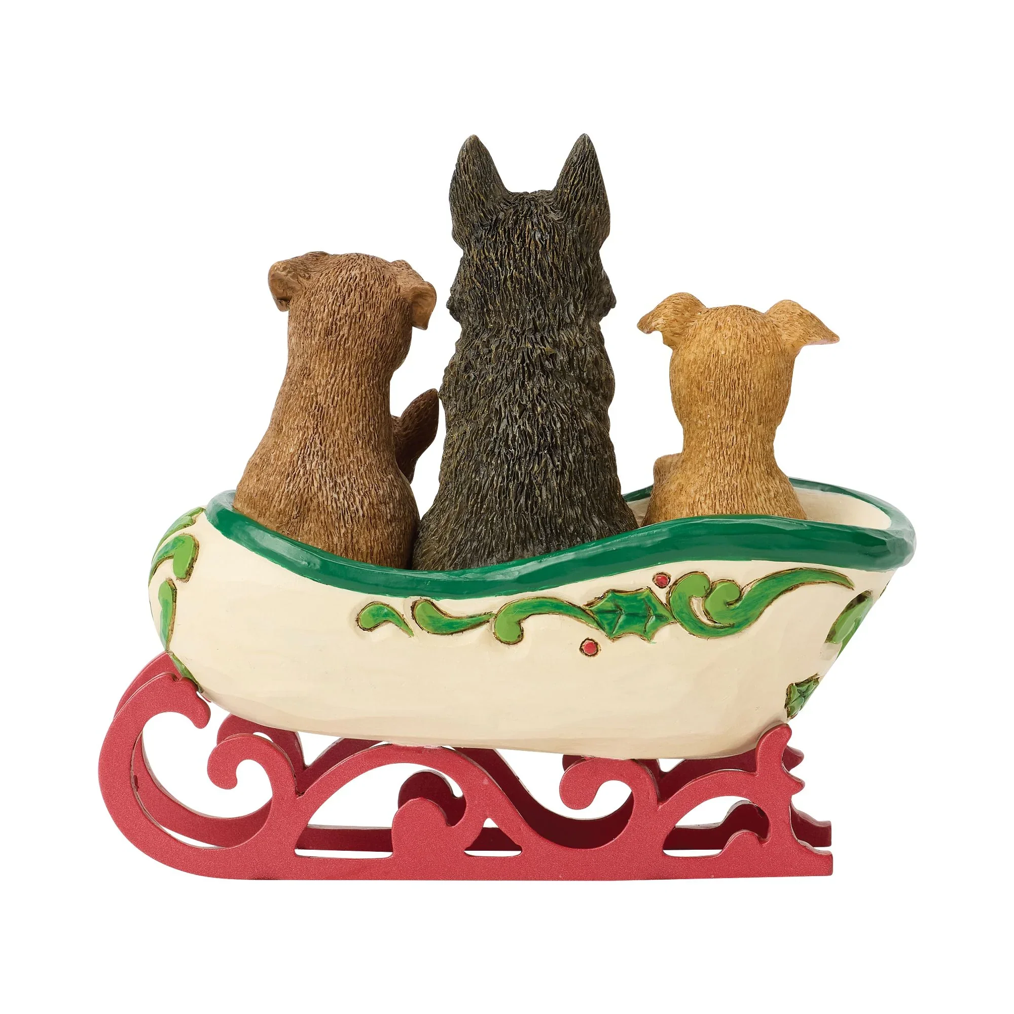 Jim Shore Santa's Rescue Sleigh Figurine, 3.5" - Image 3