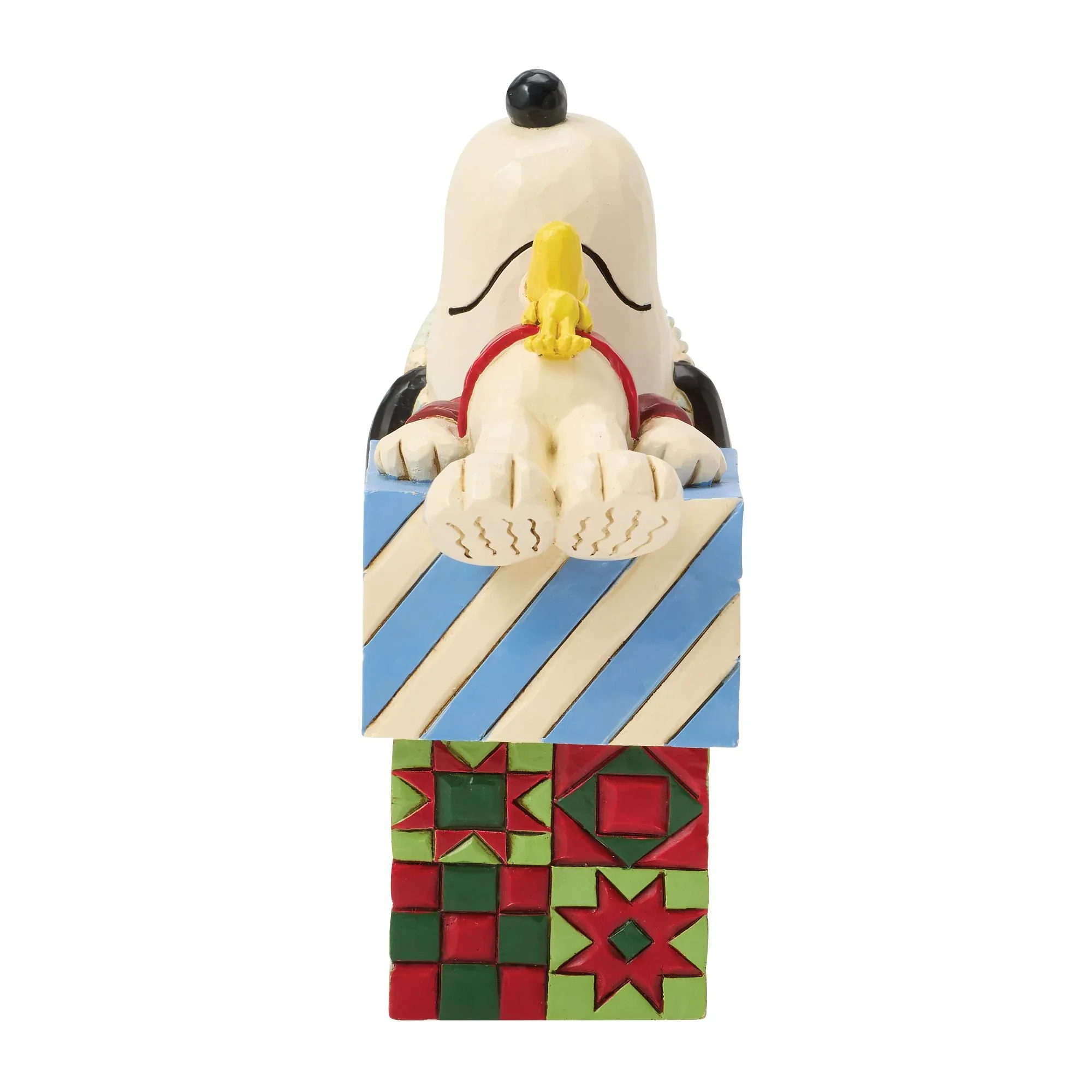 Jim Shore Snoopy and Woodstock Gifts Figurine, 4" - Image 3