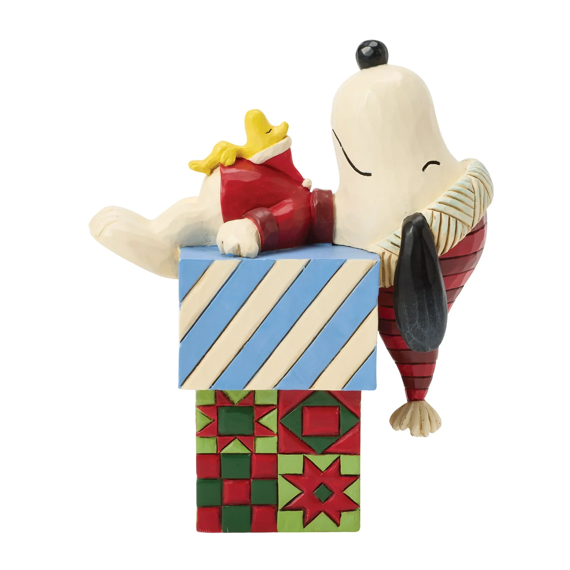 Jim Shore Snoopy and Woodstock Gifts Figurine, 4" - Image 4