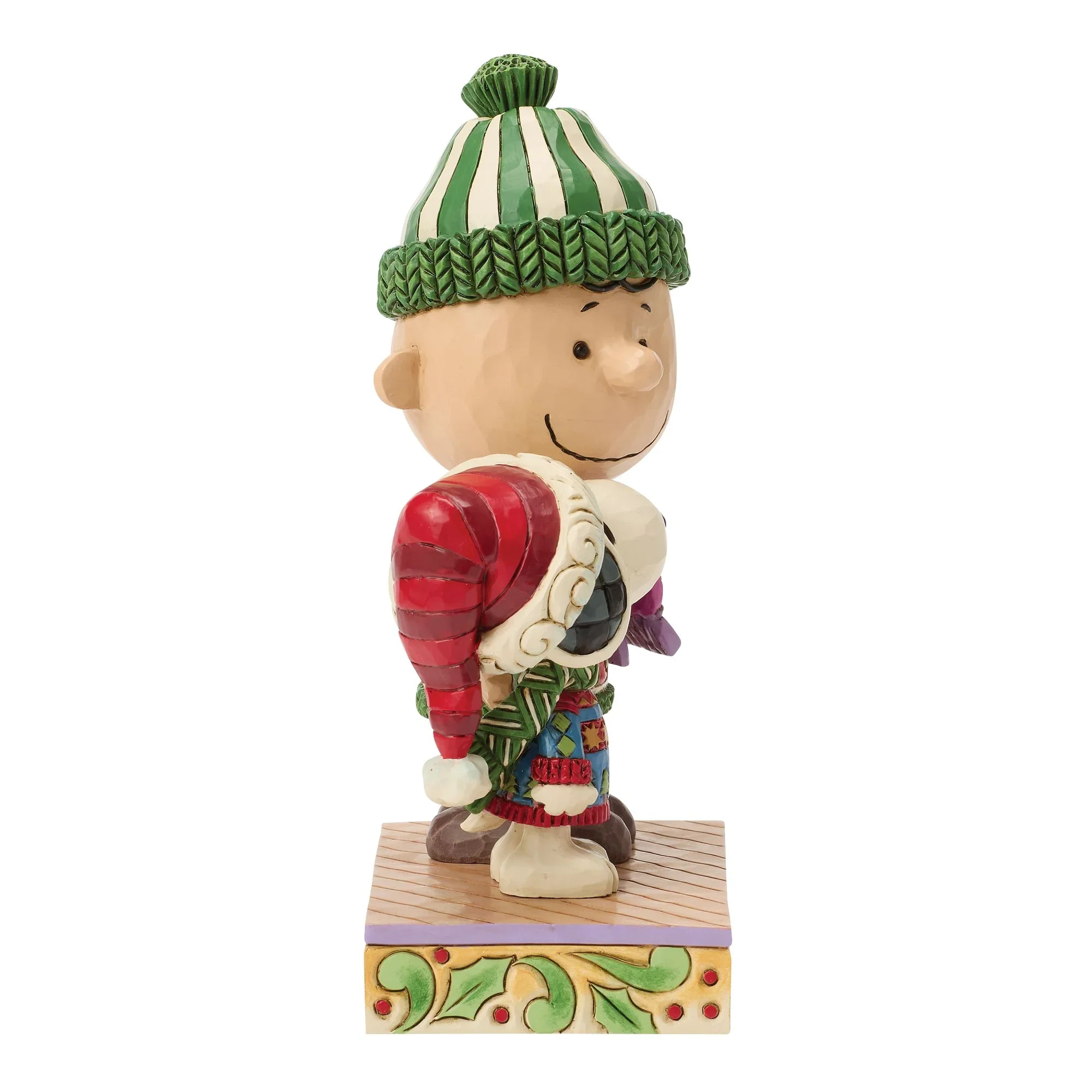 Jim Shore Snoopy & Charlie Xmas Sweaters Figurine, 6.69" - Image 4