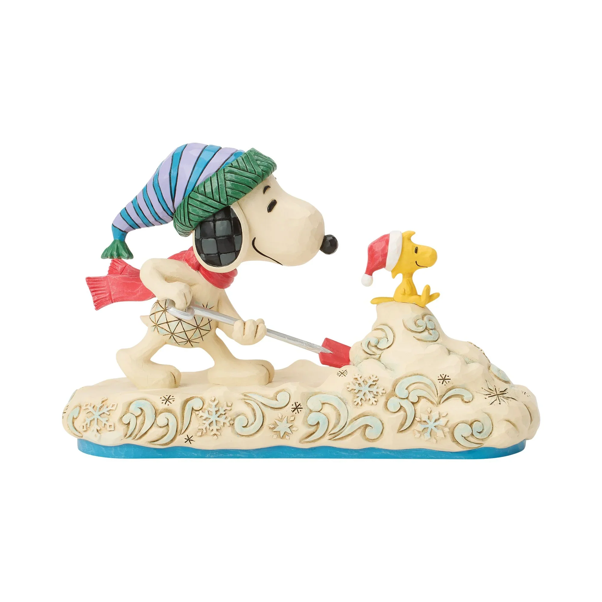 Jim Shore Snoopy Shoveling Snow Figurine, 4.75"