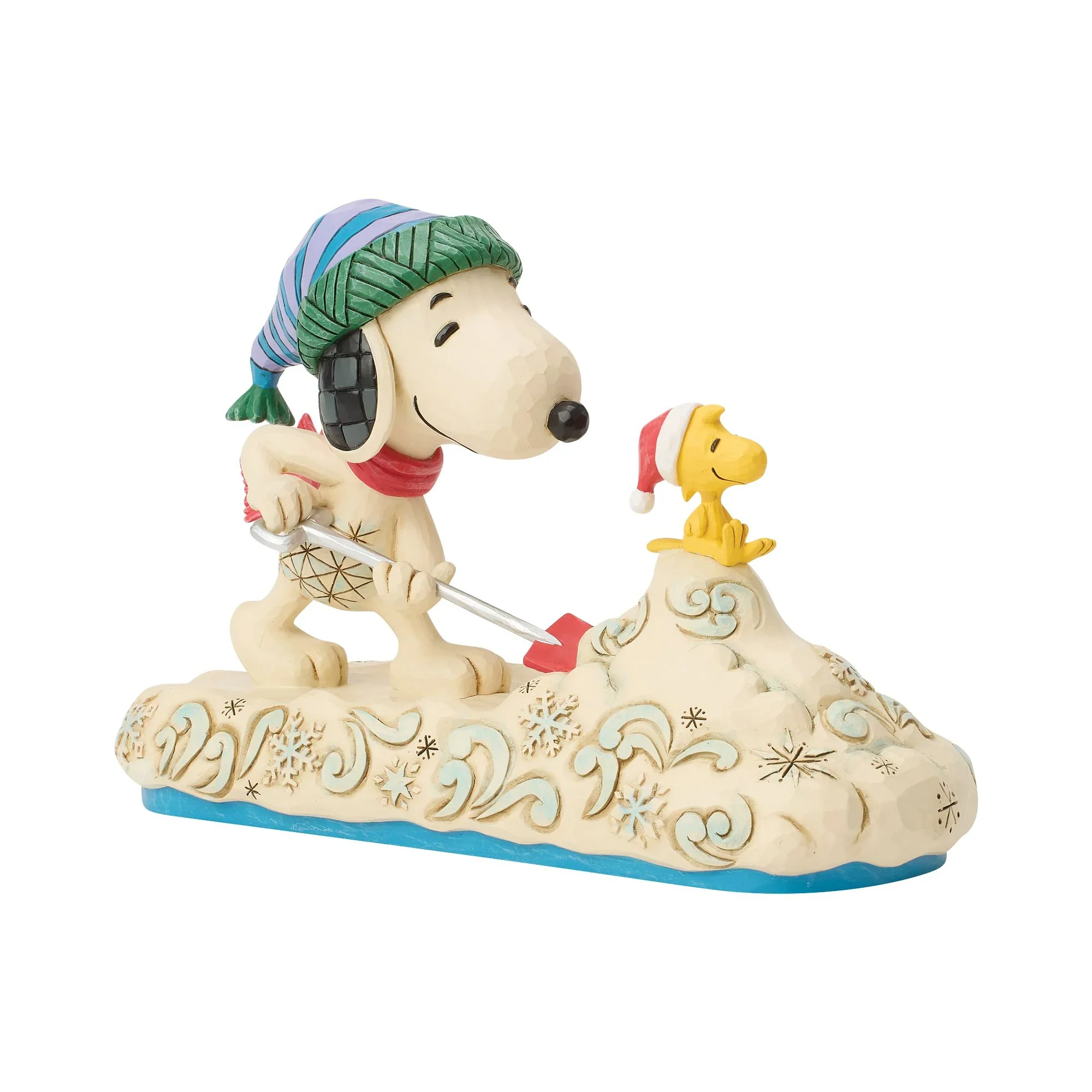 Jim Shore Snoopy Shoveling Snow Figurine, 4.75" - Image 2