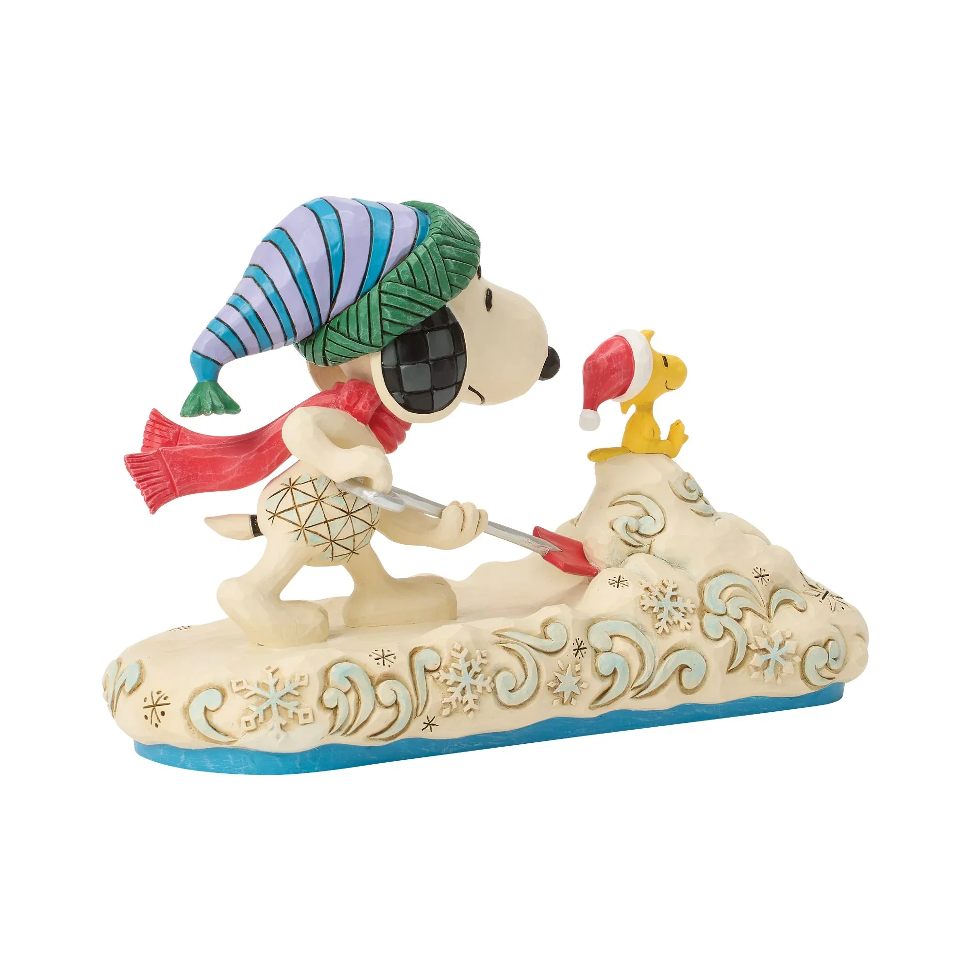 Jim Shore Snoopy Shoveling Snow Figurine, 4.75" - Image 3