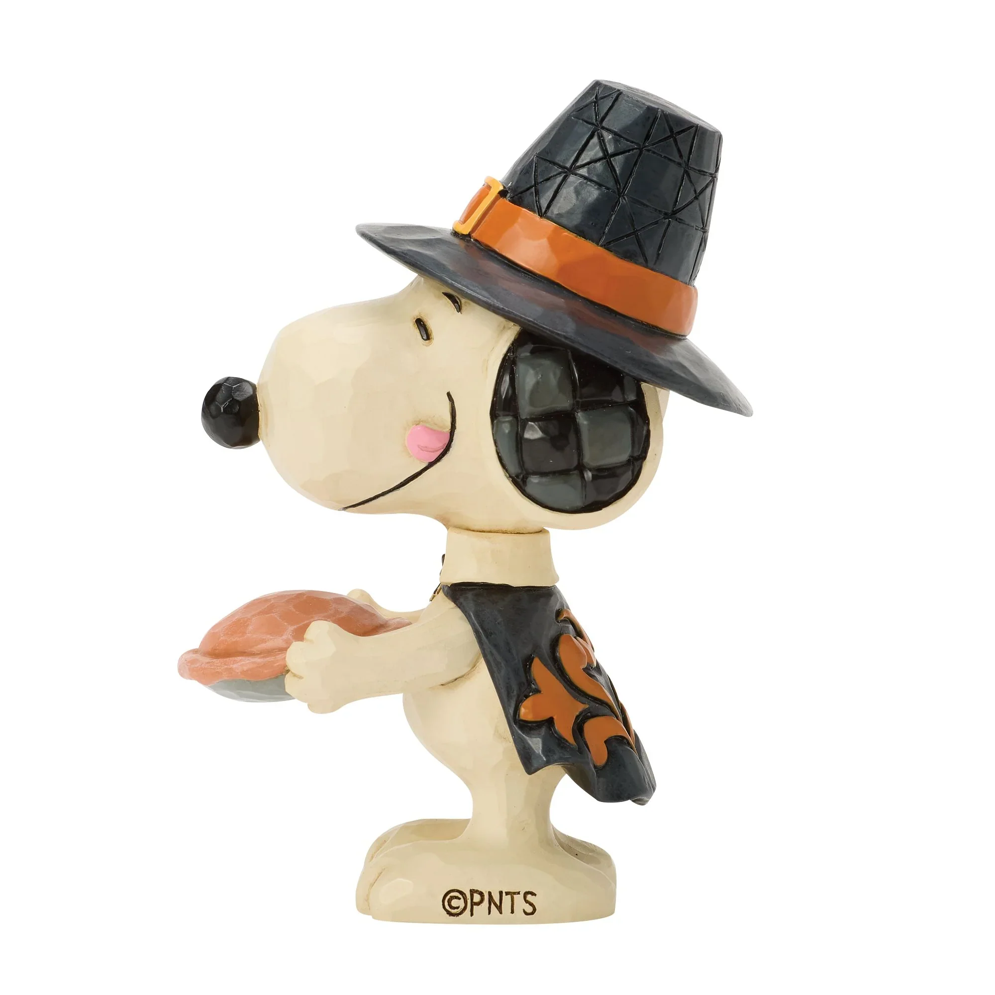 Jim Shore Snoopy with Pumpkin Pie Mini Figurine, 3.75" - Image 3