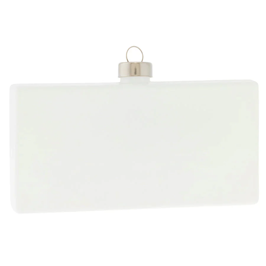 Glass Junior Mints Box Ornament, 5" - Image 2