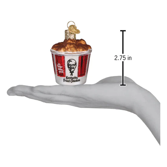 KFC Bucket Of Chicken Ornament, 2.75" - Image 5