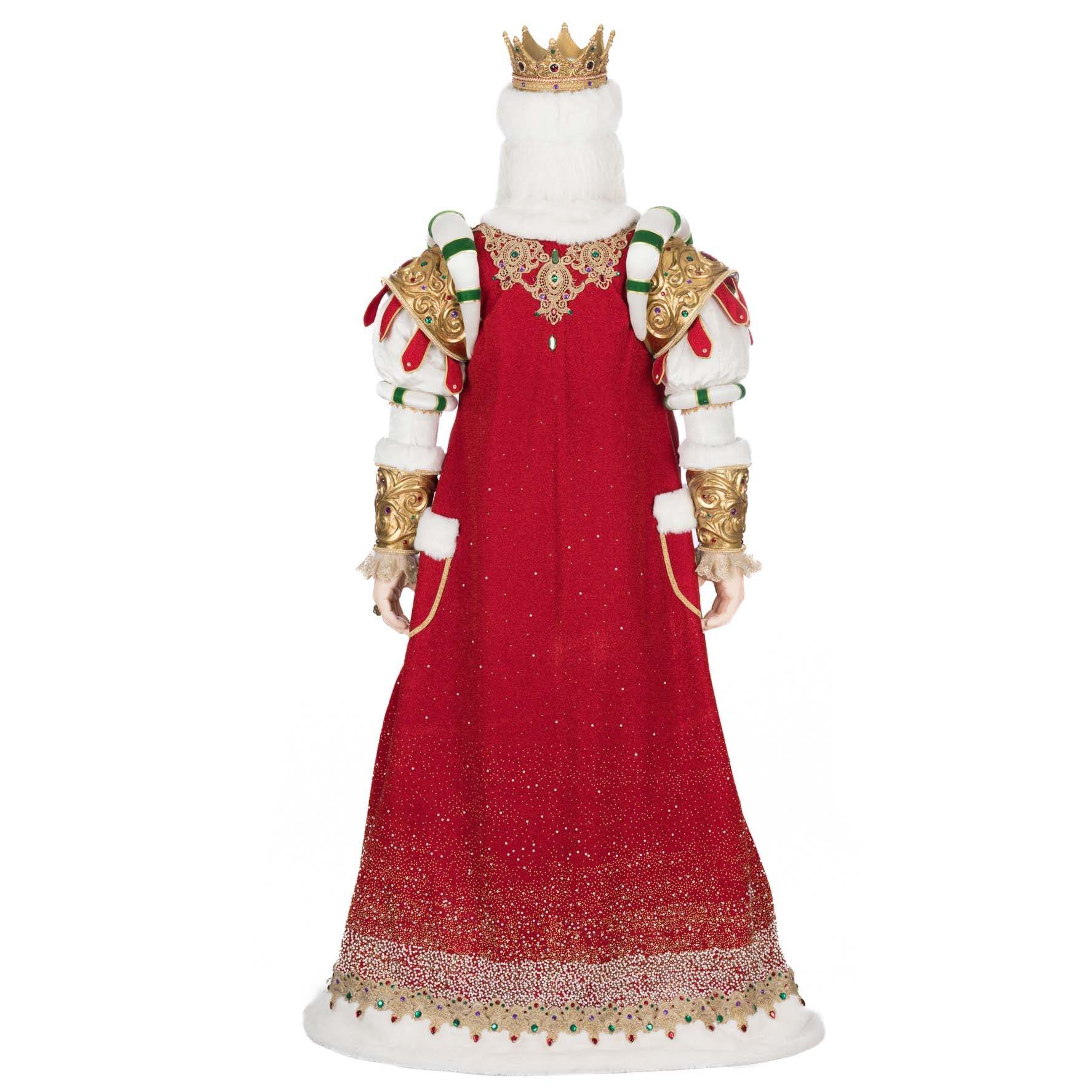King Christian Claus Life Size Doll, 71" - Image 3