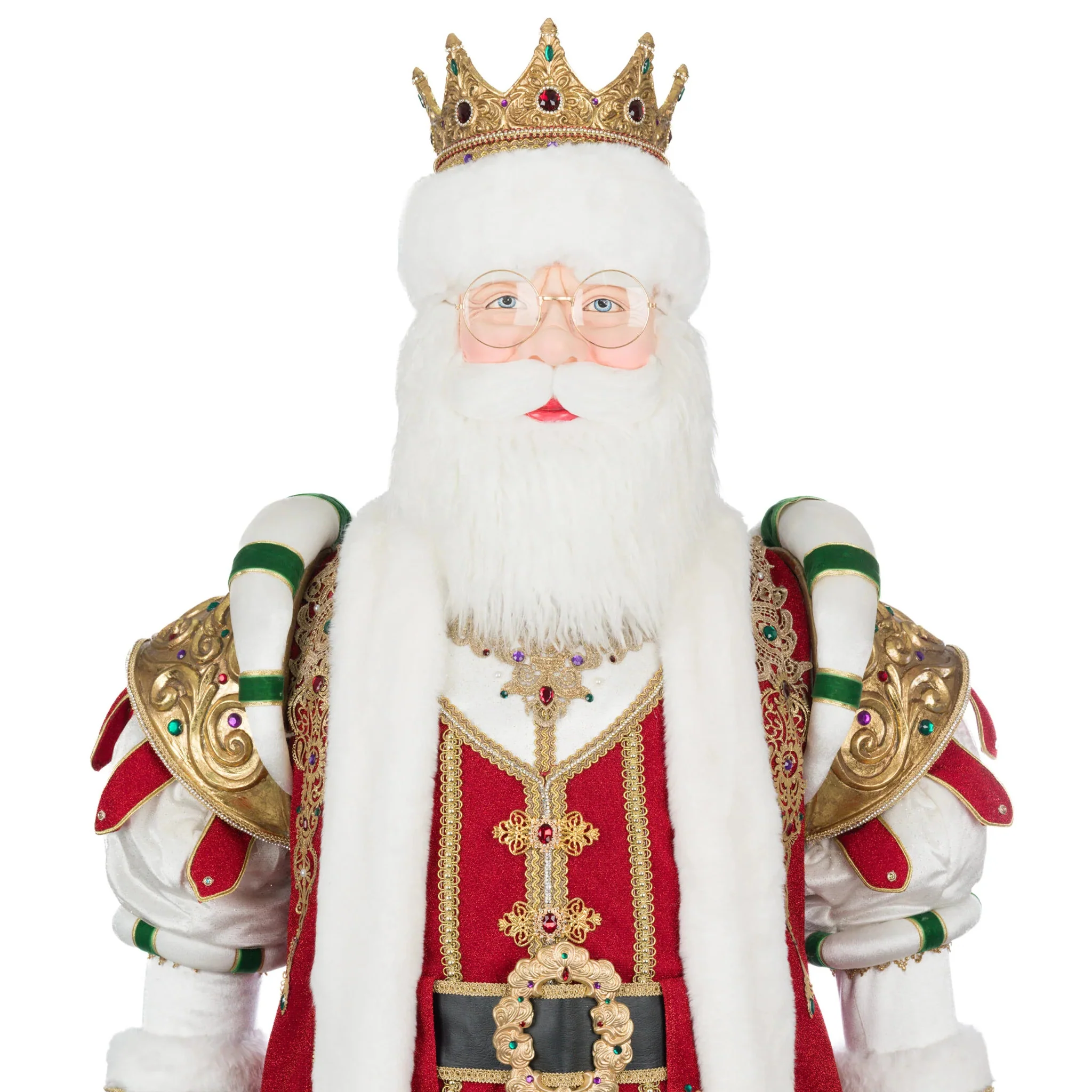 King Christian Claus Life Size Doll, 71" - Image 5