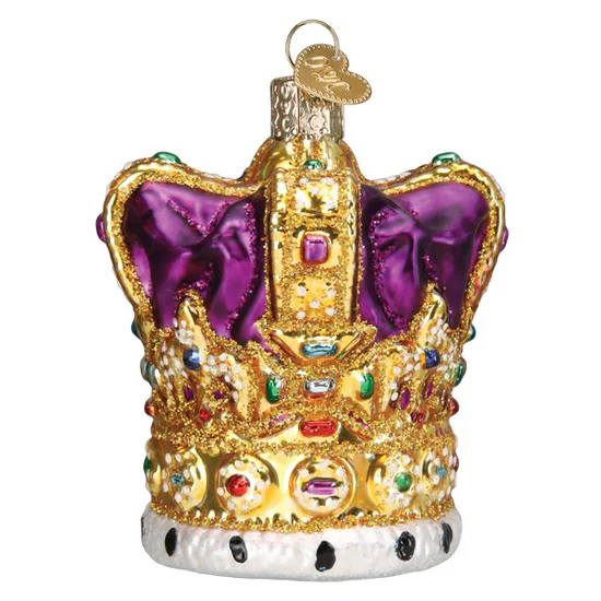 King's Crown Ornament, 3.5" - Image 3