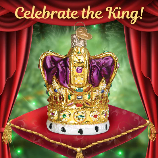 King's Crown Ornament, 3.5" - Image 6