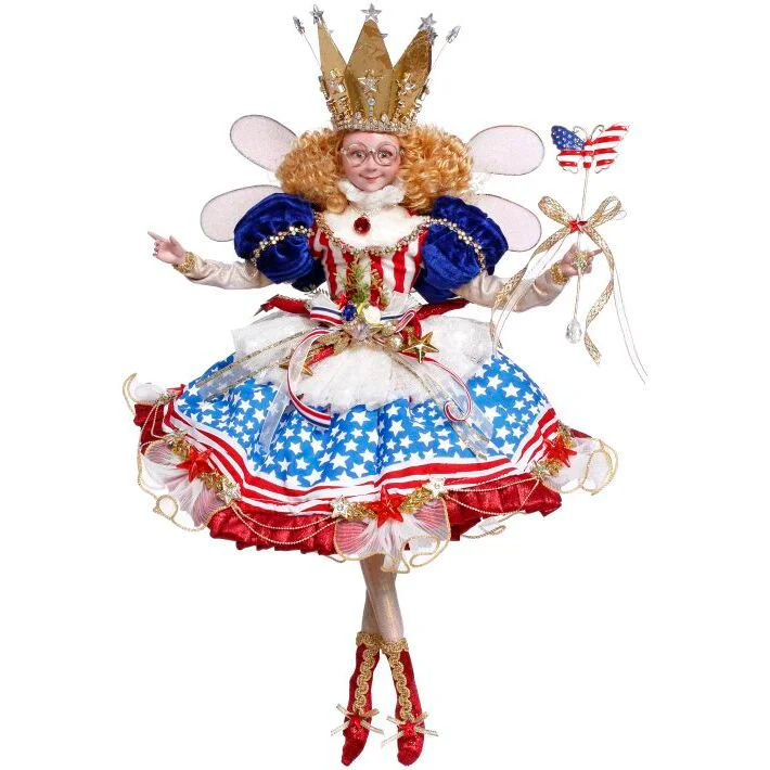 Lady Liberty Fairy Figurine, Medium, 21"