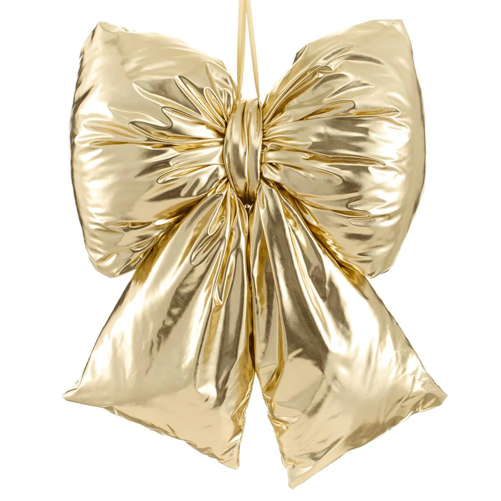 Lamé Bow, 20" x 21.5" (Gold)