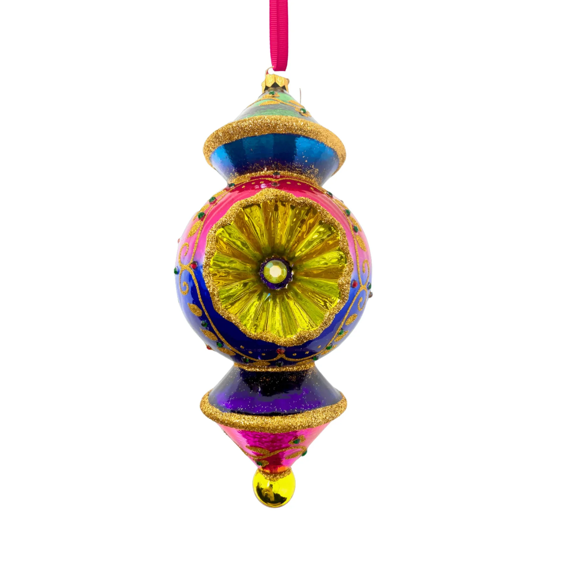 Las Vegas Reflector Glass Ornament, 8" - Image 2