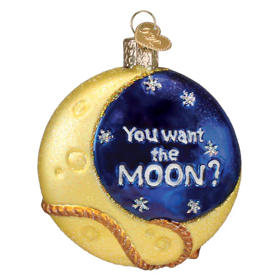 Lasso The Moon Ornament, 3.25" - Image 2