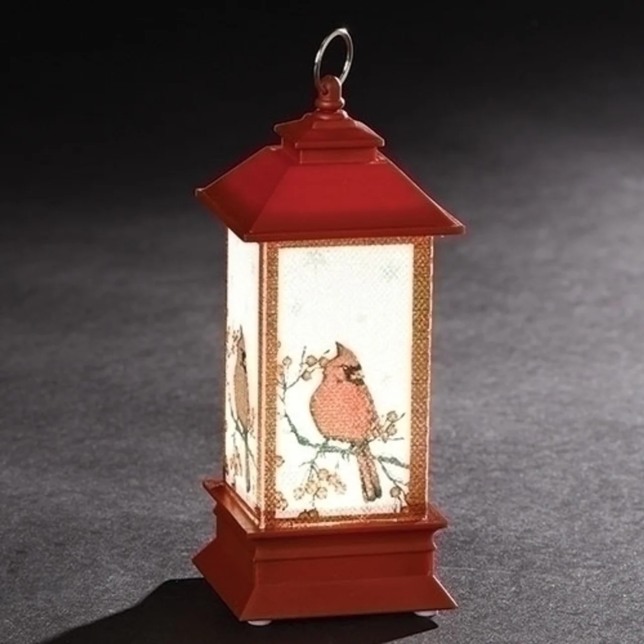 Lighted Cardinal Lantern, 5" - Image 2