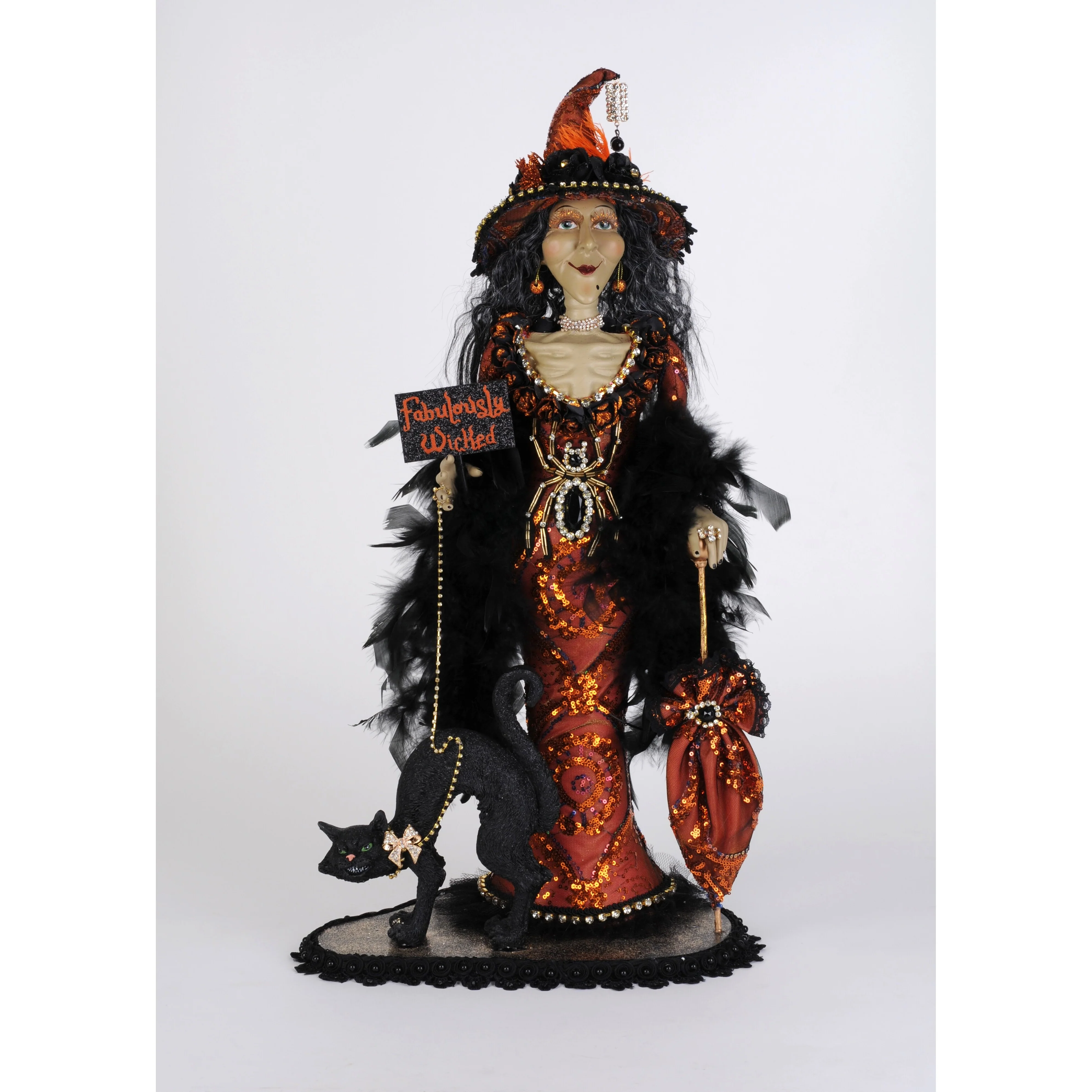 Lighted Fabulously Wicked Witch Figurine, 23"