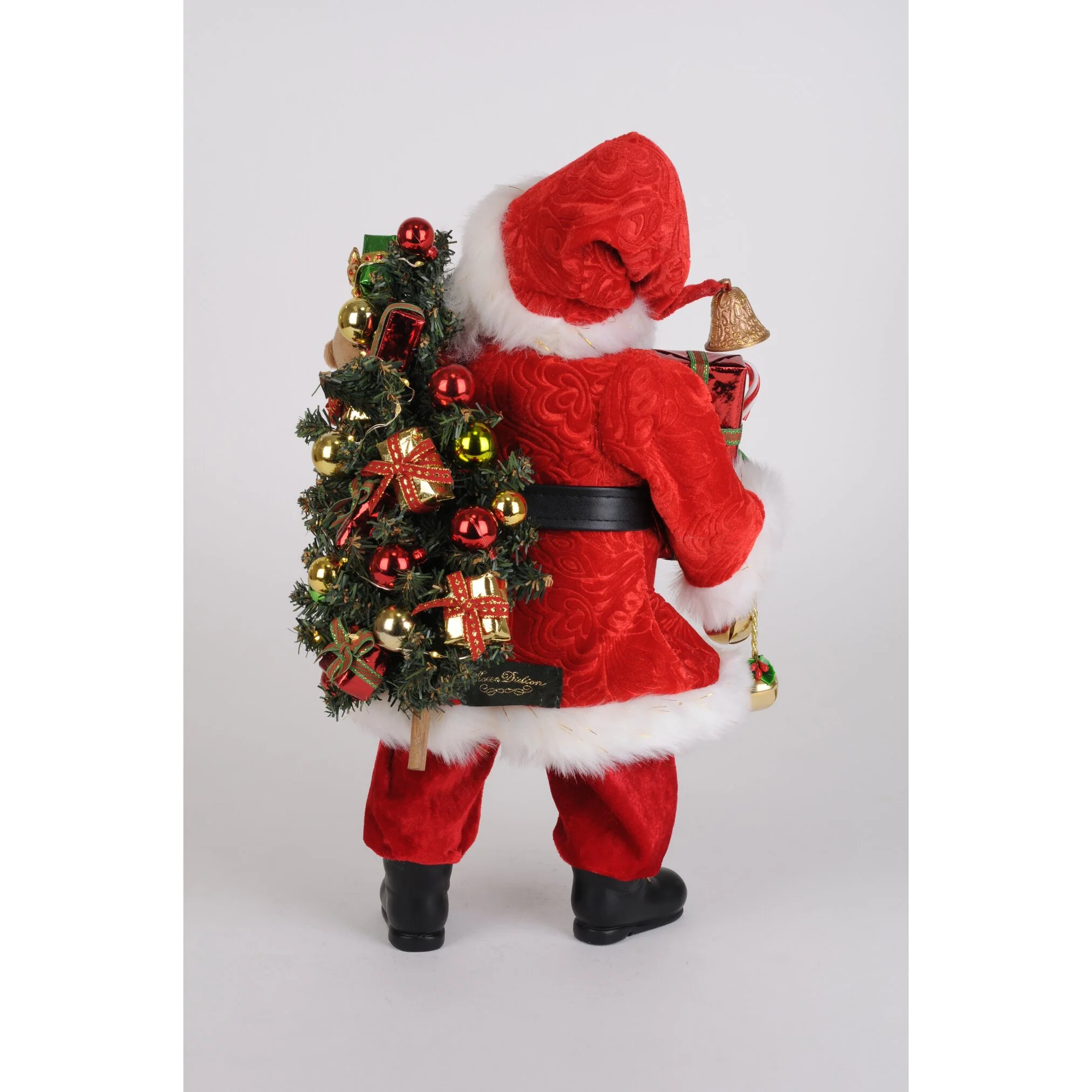 Lighted Good Tidings Santa Figurine, 17" - Image 2