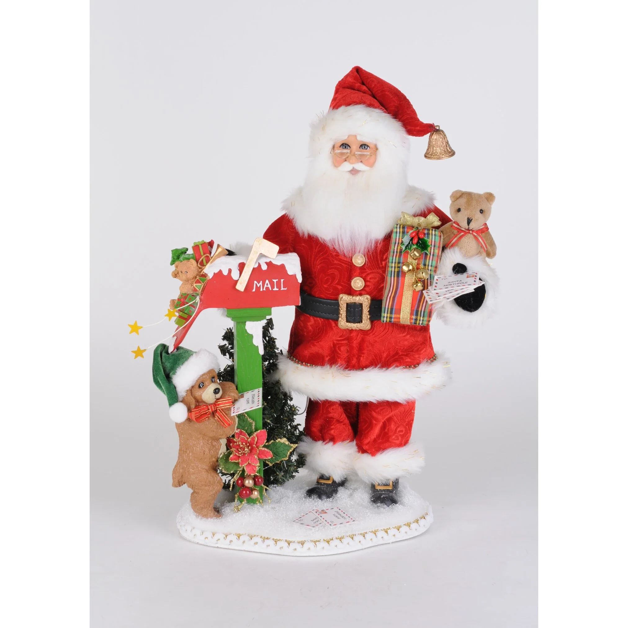Lighted Letters to Santa Figurine, 21"