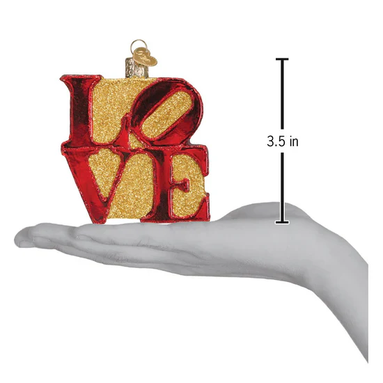 Love Ornament, 3.5" - Image 5