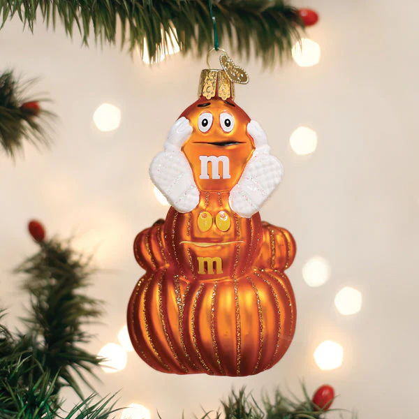 M&M's Orange Autumn Ornament