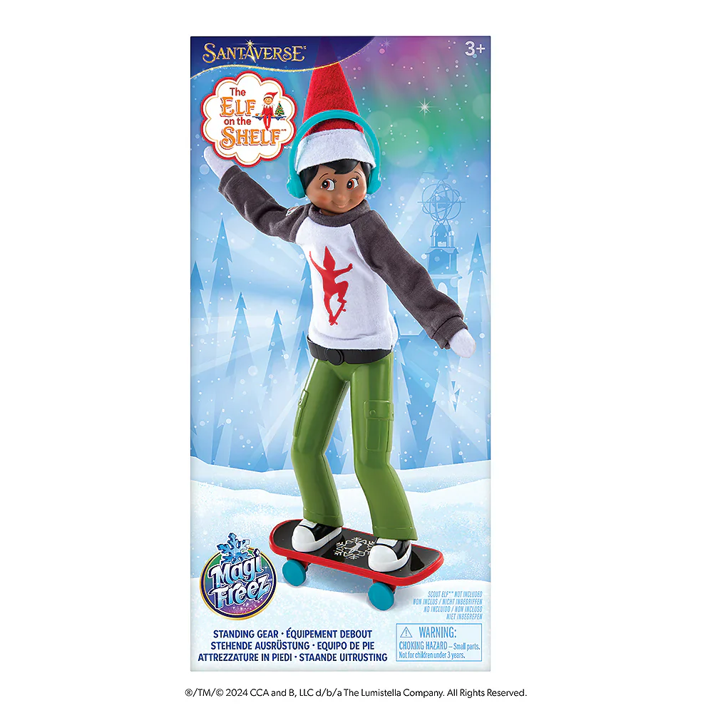 MagiFreez® Holly Jolly Ollie Skateboard Set - Image 4