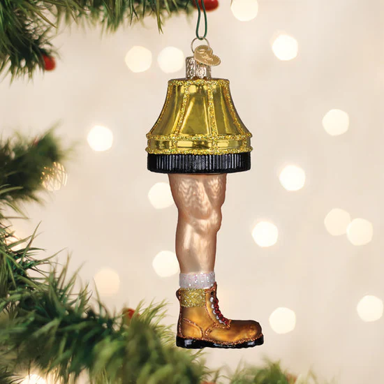 Man Leg Lamp Ornament, 5.5"
