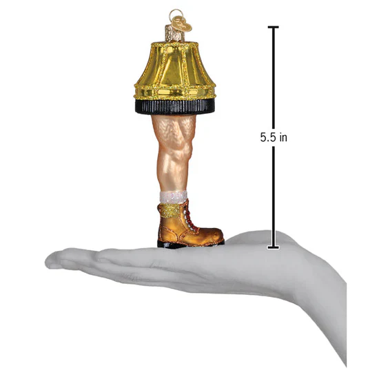 Man Leg Lamp Ornament, 5.5" - Image 5