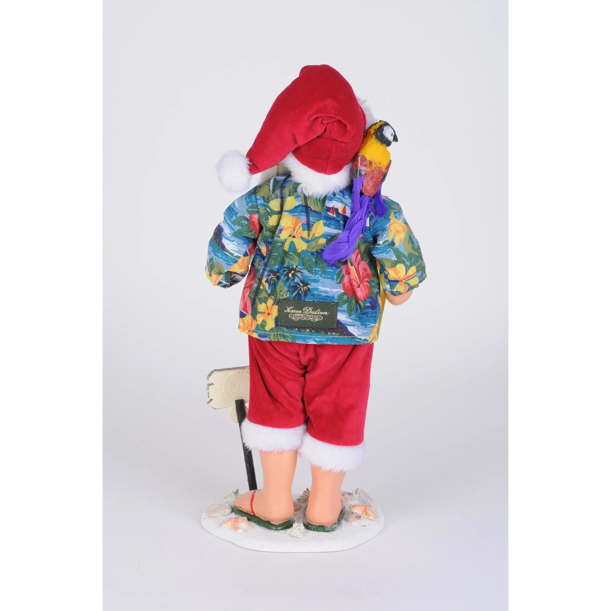 Margarita Beach Santa Figurine, 18" - Image 2