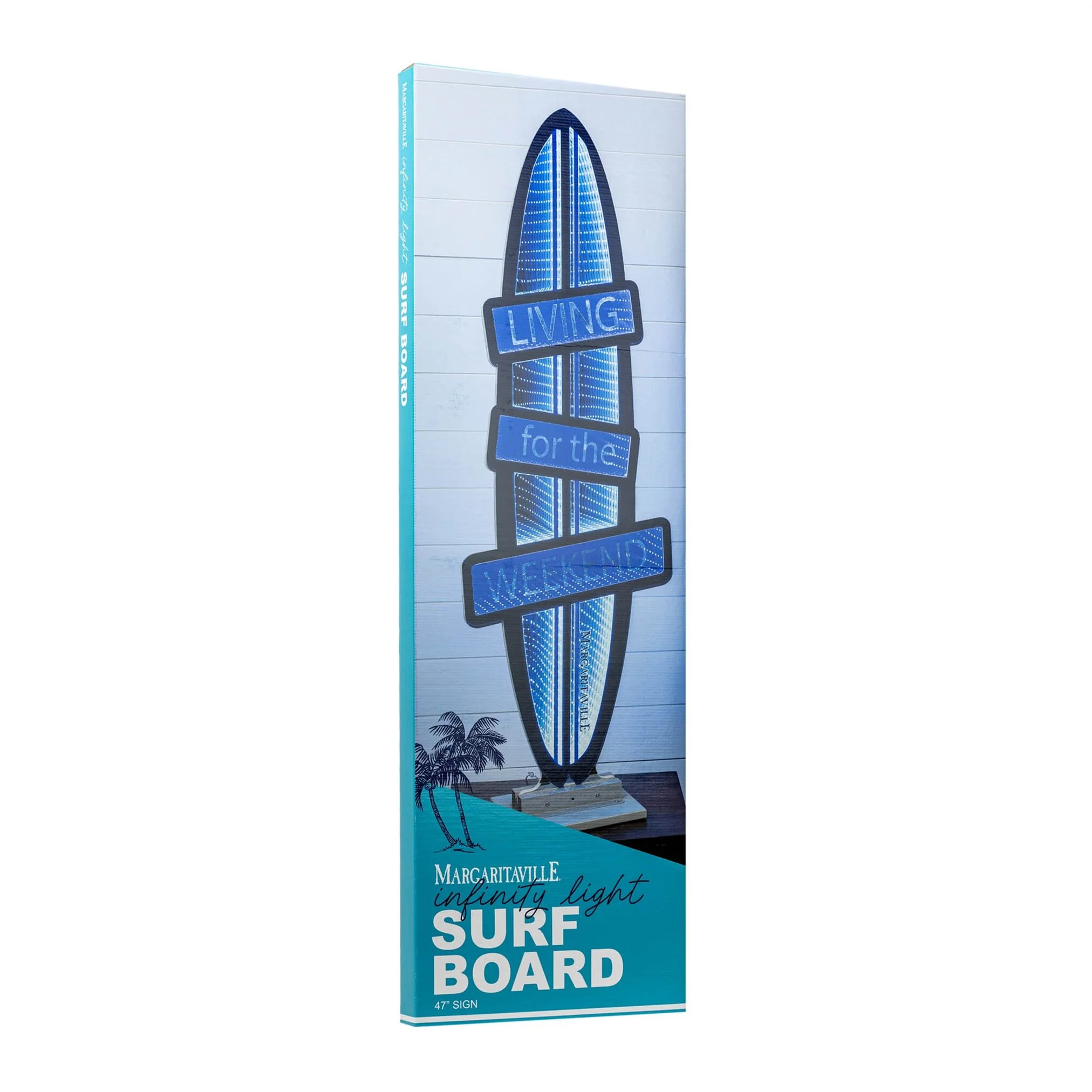 Margaritaville Surf Board Infinity Light, Acrylic, W/ UL Plug, 47" - Image 4