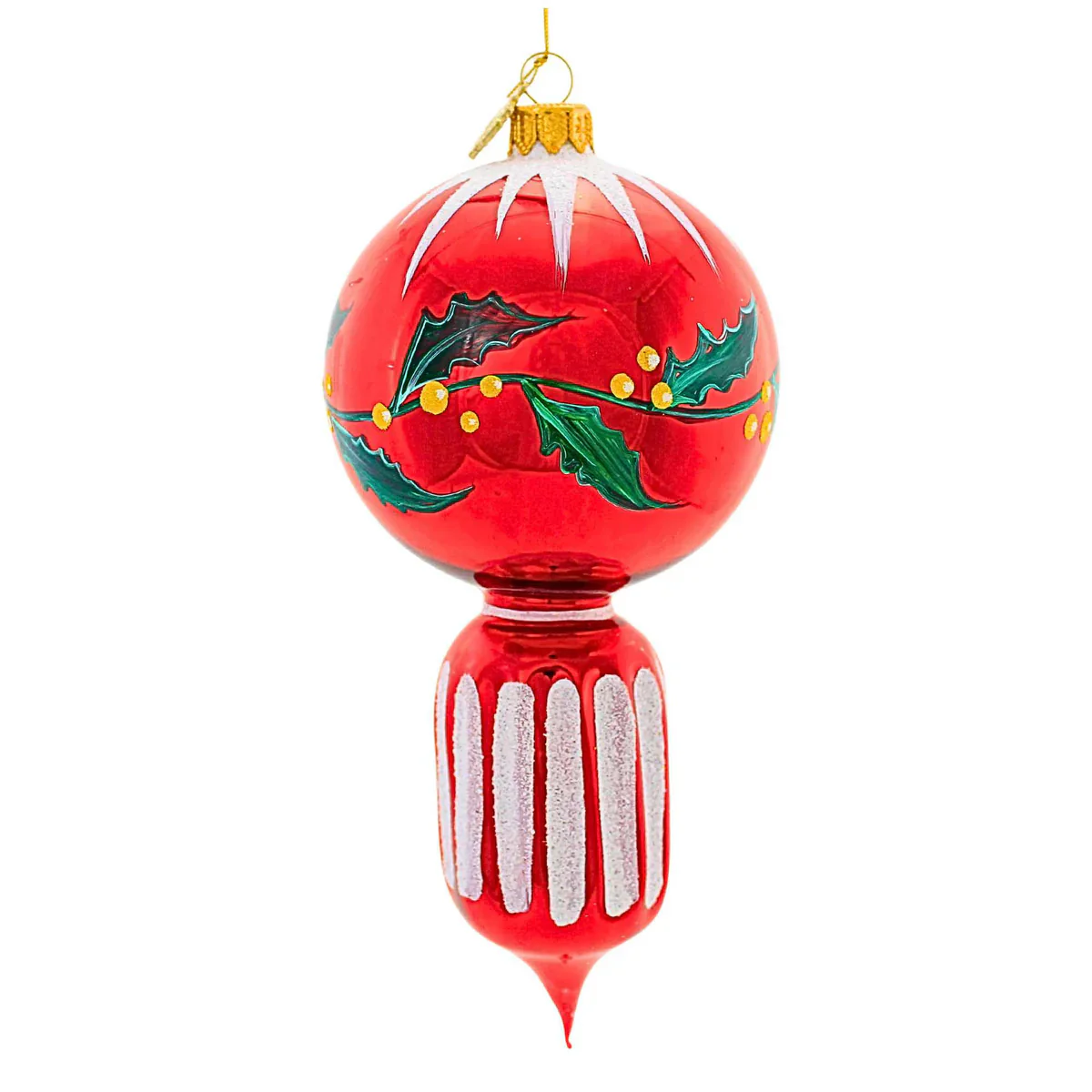 Merry & Bright - Holly Red Ornament, 8" - Image 2