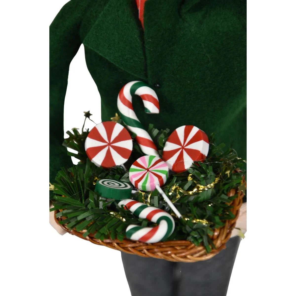 Merry Mint Man Caroler Figurine, 13" - Image 3